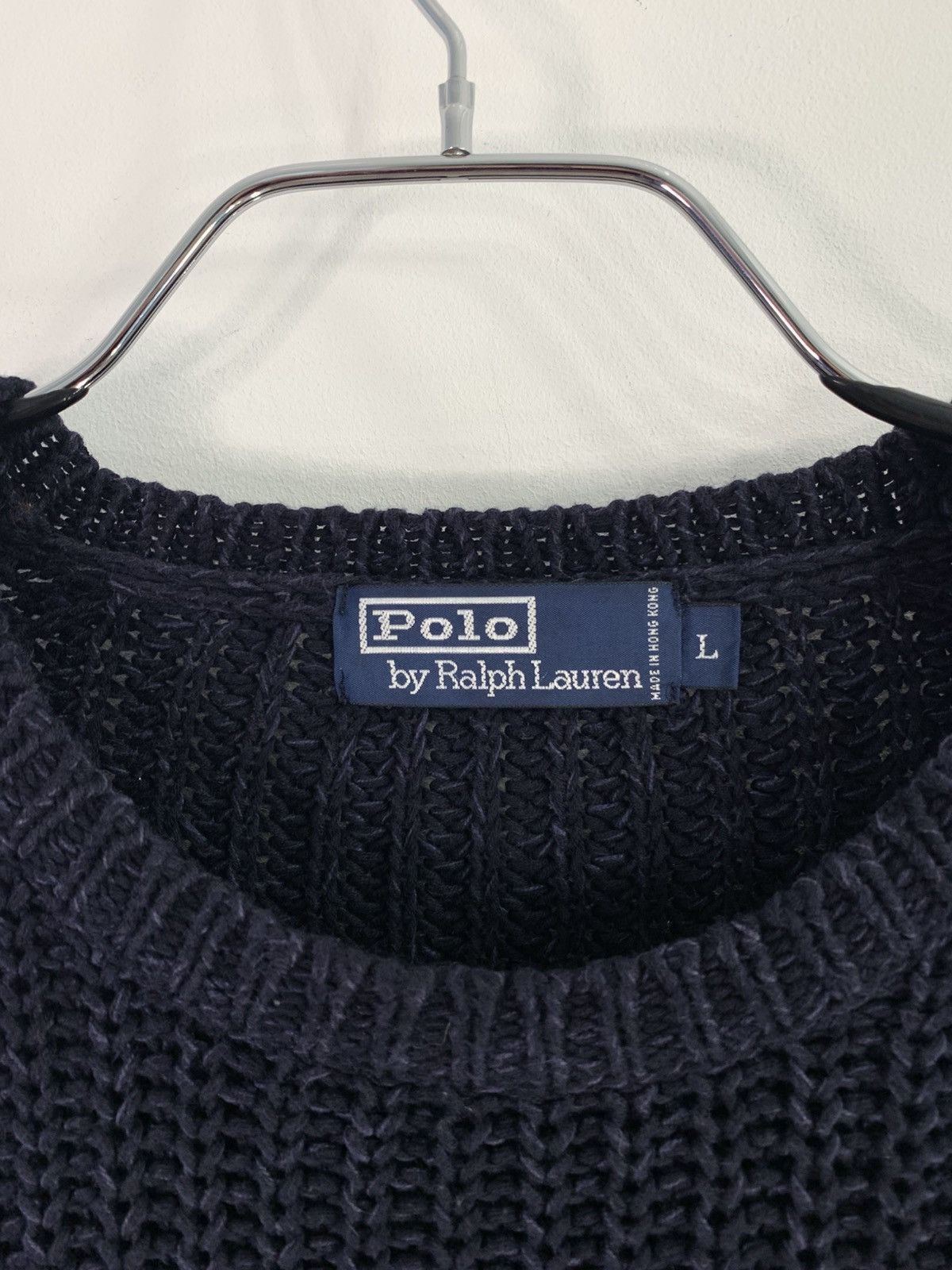 Polo Ralph Lauren × Ralph Lauren × Vintage vintage Ralph Lauren Knitted Cotton/Linen Sweater L Size Size US L / EU 52-54 / 3 - 6 Thumbnail