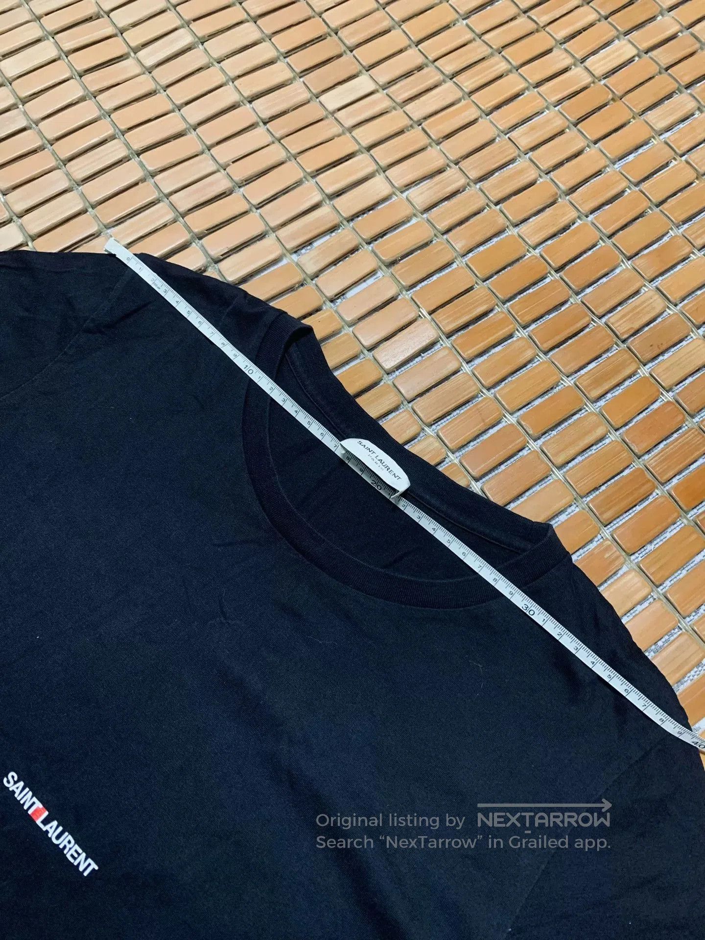 Saint Laurent Paris Saint Laurent Logo Print Short Sleeve. Size US S / EU 44-46 / 1 - 6 Thumbnail