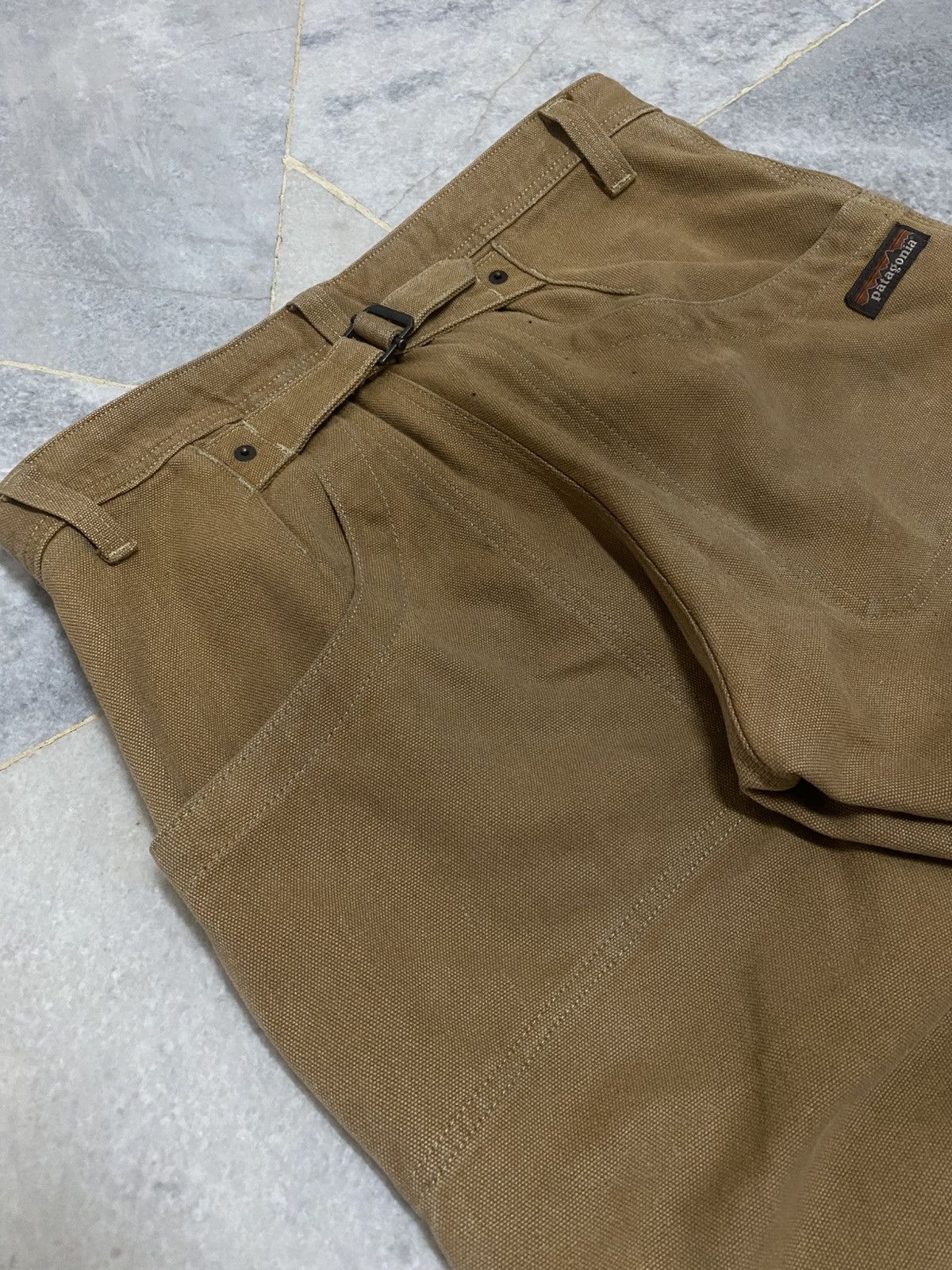Japanese Brand Patagonia Iron Forge Hemp Canvas Barn Pants - Cinch Back Size US 32 / EU 48 - 16 Thumbnail