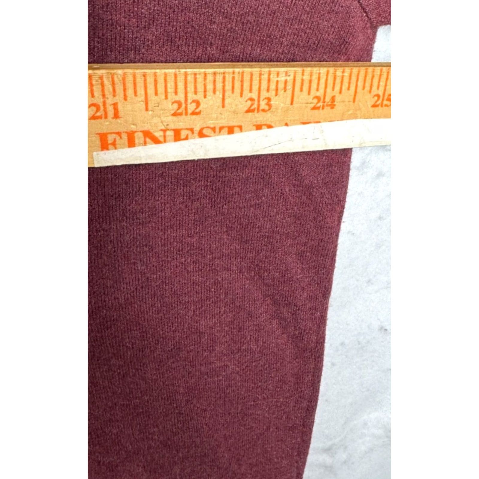 Nat Nast Nat Nast Cardigan Sweater Mens Large Full Zip Luxury Cassis Cement Burgundy L/S Size US L / EU 52-54 / 3 - 7 Thumbnail