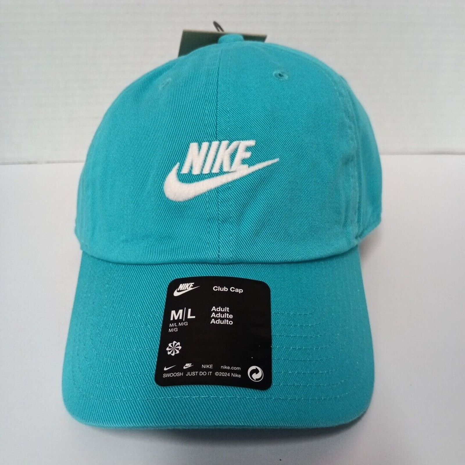 Nike Men's Nike Club Unstructured Adjustable Hat M/L Teal Green Size ONE SIZE - 1 Thumbnail