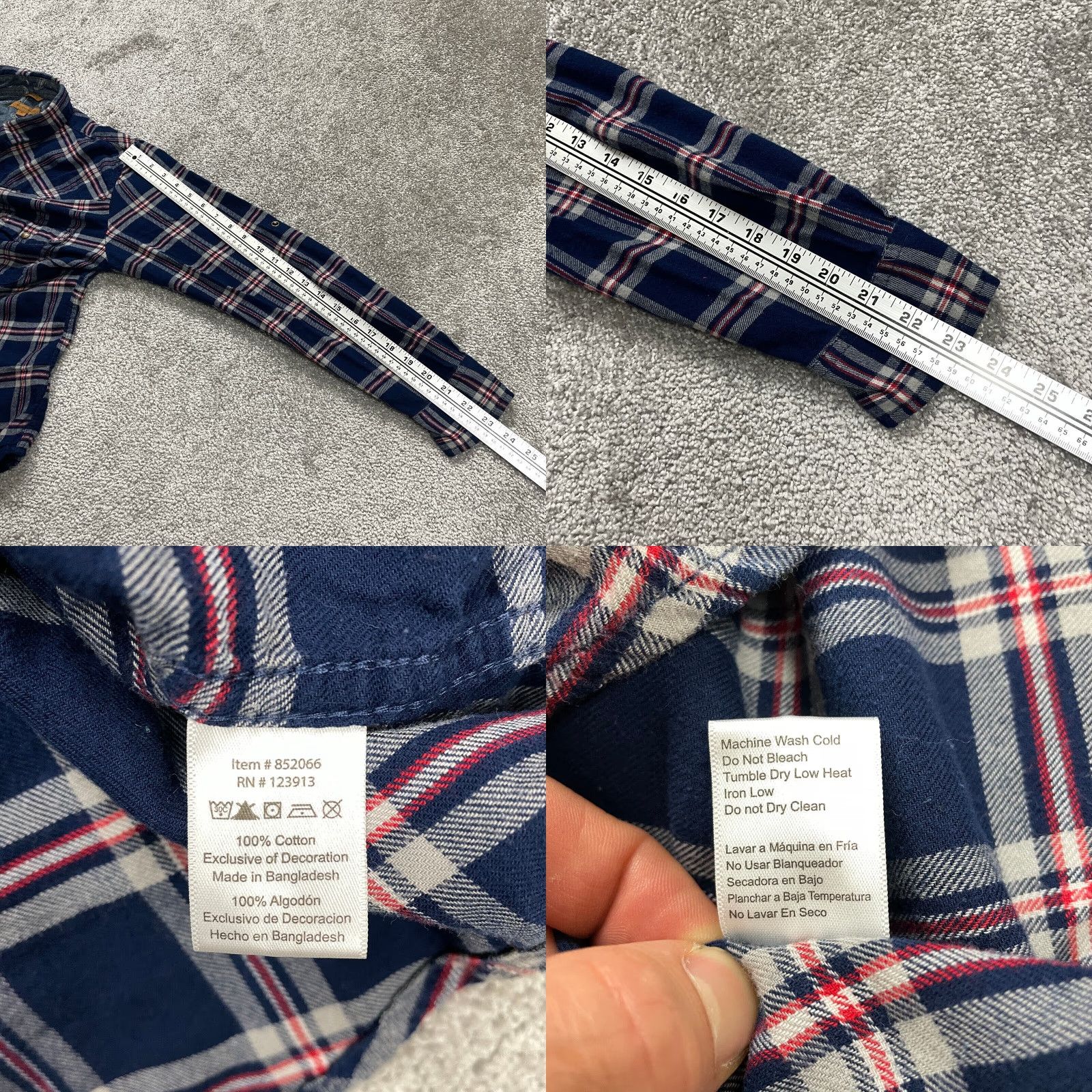 Vintage VINTAGE JACHS Girlfriend Shirt Womens Medium Flannel Plaid Casual Long Sleeve Fall Spring Summer Women Size M / US 6-8 / IT 42-44 - 8 Thumbnail