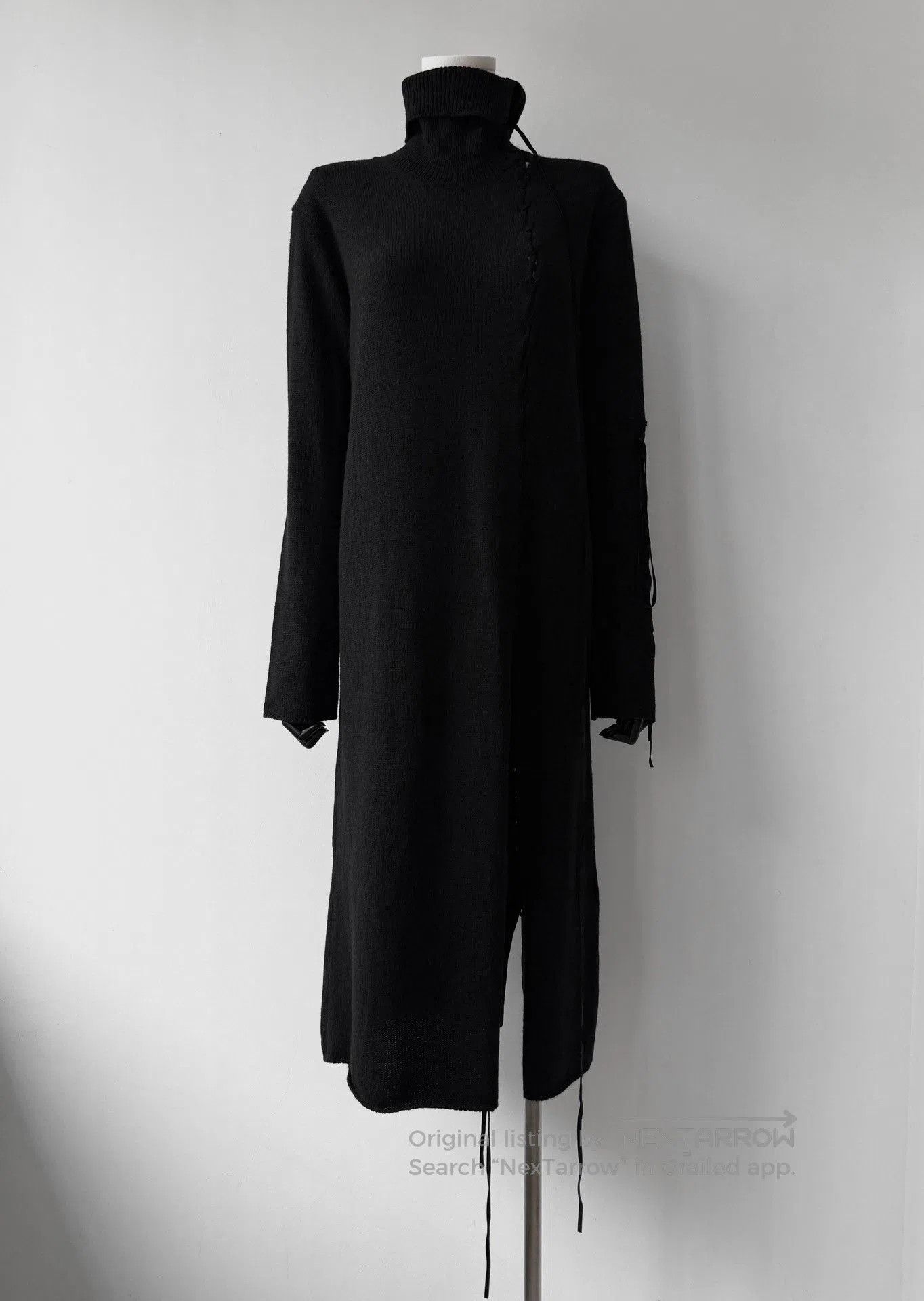 Yohji Yamamoto Yohji Yamamoto 18AW Leather Cord Sweater. Size M / US 6-8 / IT 42-44 - 4 Thumbnail
