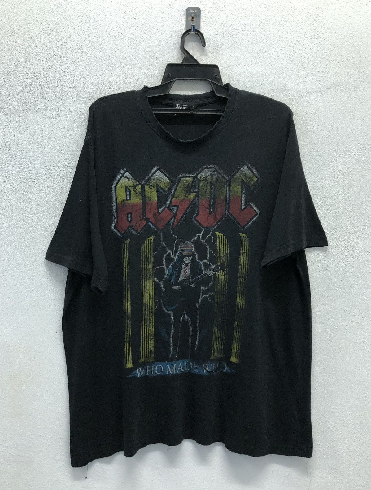 Vintage Admit One Rock Band AC/DC Who Made Who T-Shirt