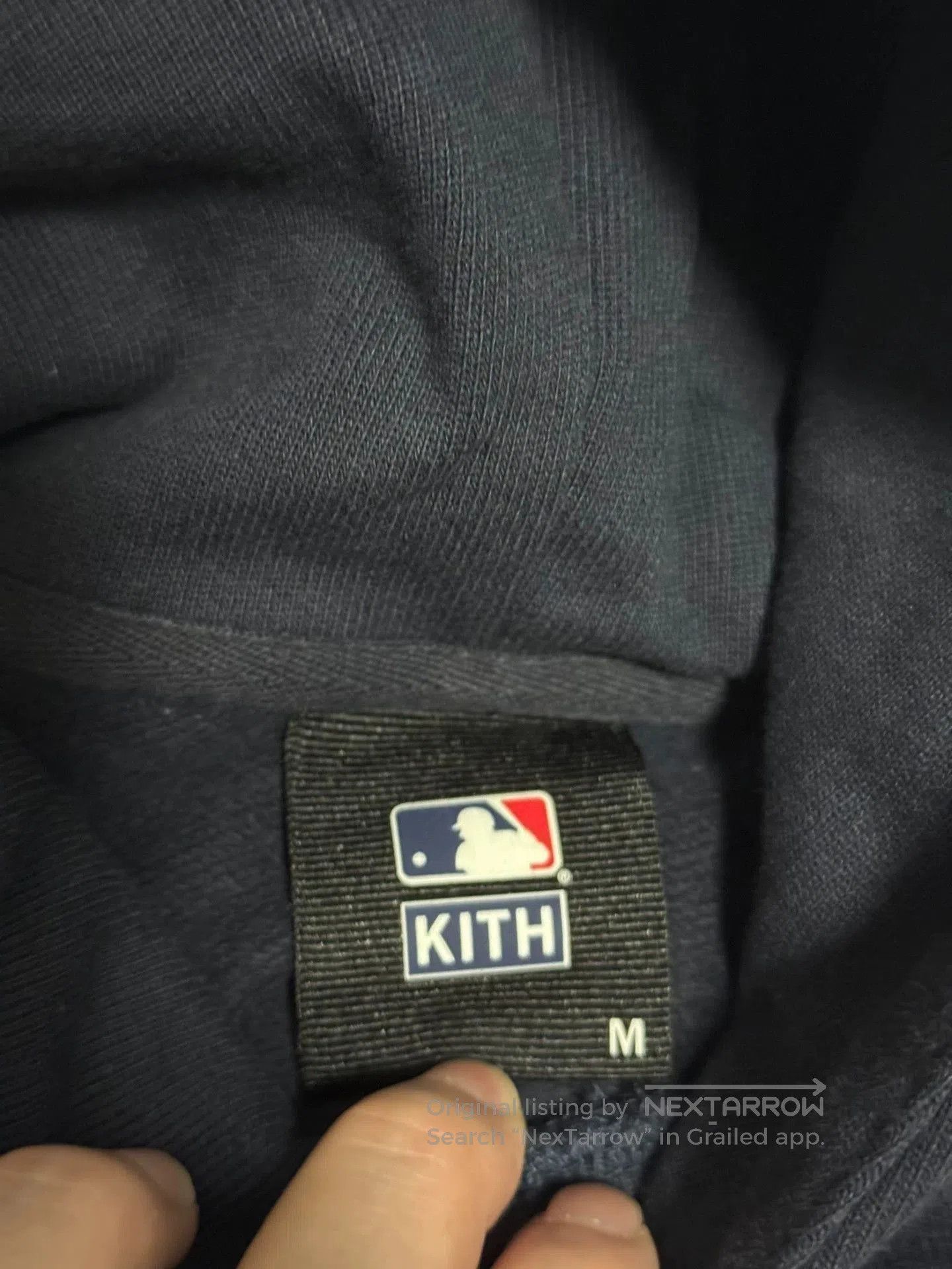 Kith Blue Yankees Logo Hoodie with Hood. Size US M / EU 48-50 / 2 - 4 Thumbnail
