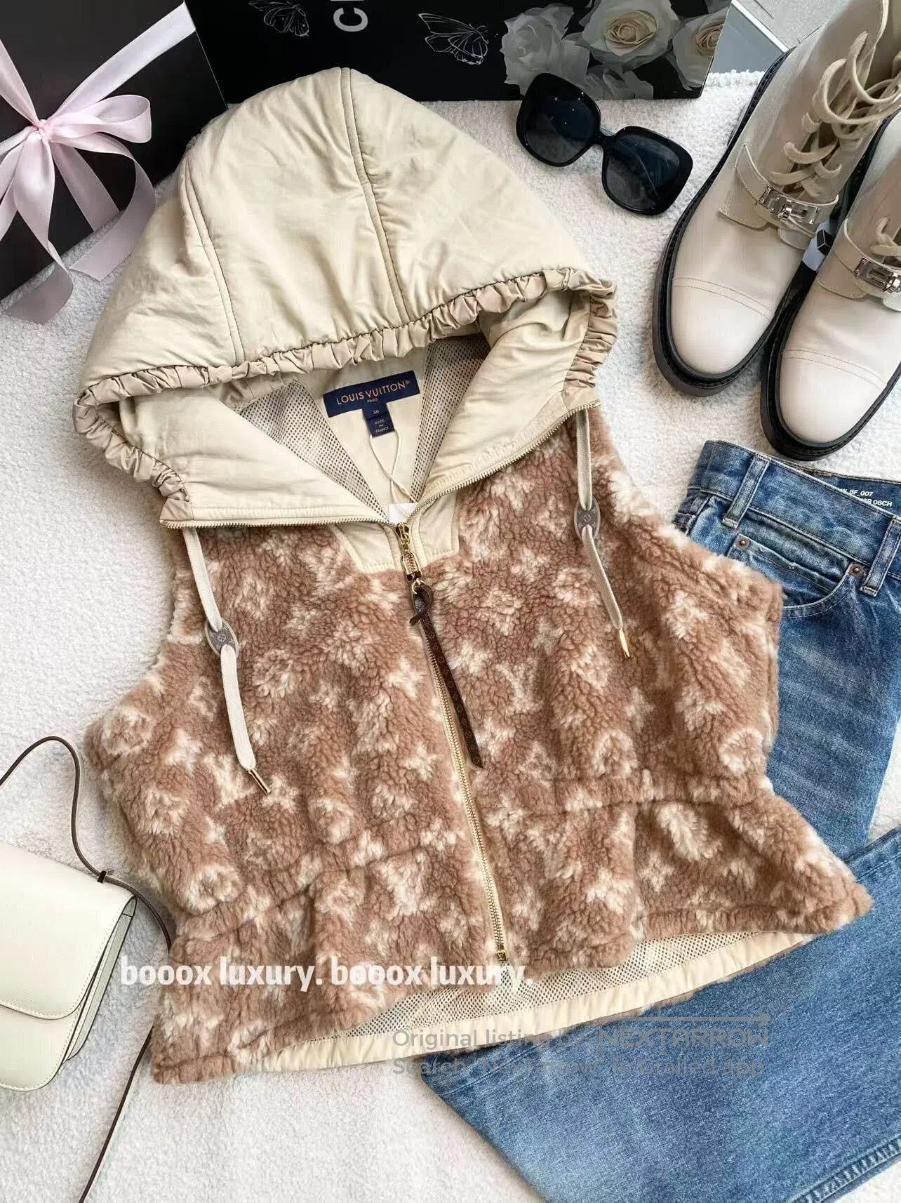Louis Vuitton Louis Vuitton Monogram Teddy Vest. Size XS / US 0-2 / IT 36-38 - 7 Thumbnail