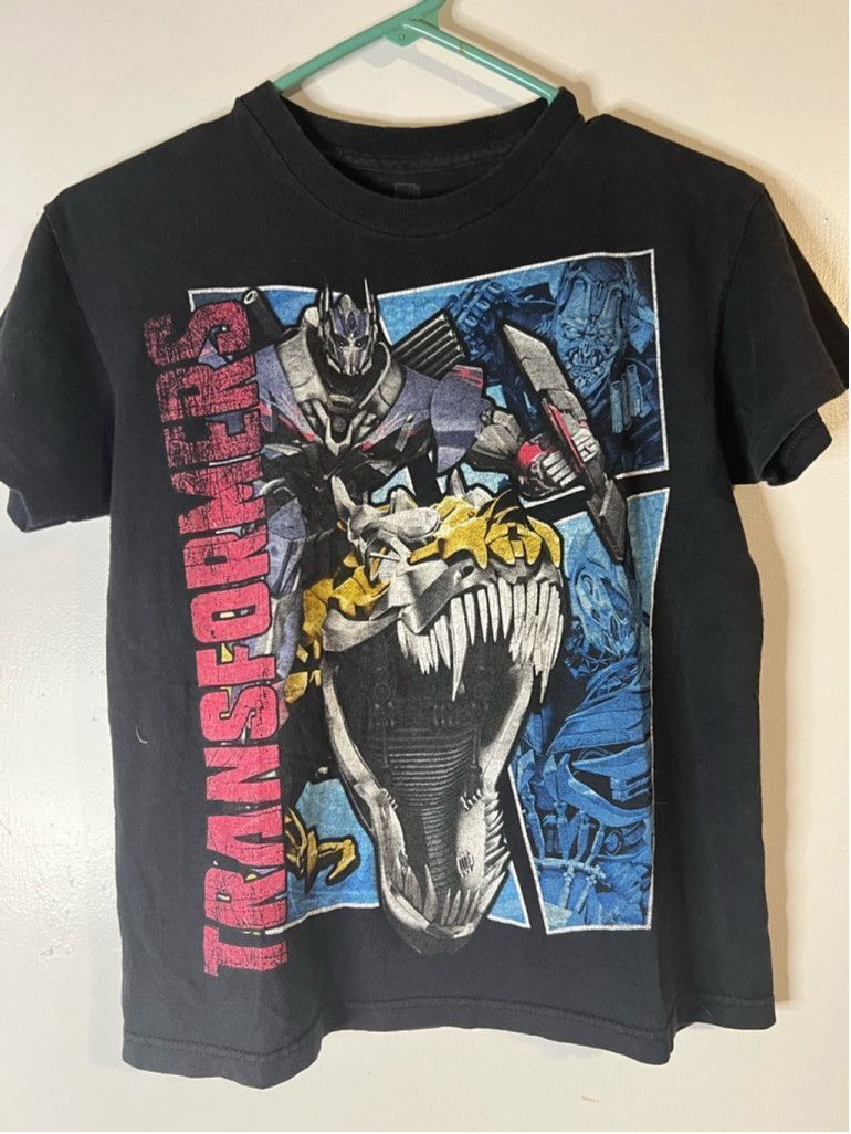 Transformers Boys Transformers Black Graphic T-Shirt Size M (10/12) Size US M / EU 48-50 / 2 - 1 Thumbnail