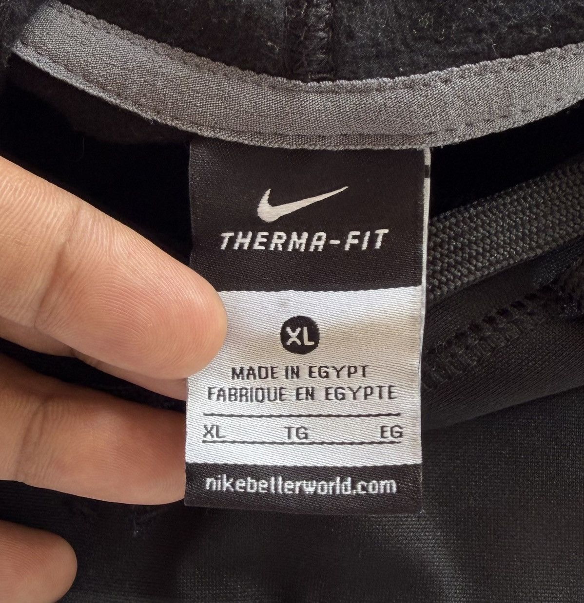 Nike Nike Las Vegas Raiders Therma-FIT Hoodie Black Big Logo Size US XL / EU 56 / 4 - 11 Thumbnail