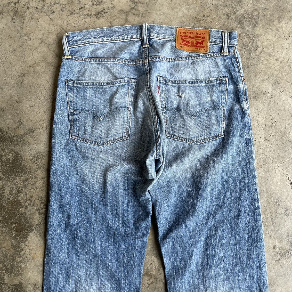 Levi's Vintage Clothing 🔥Vintage Levis 502 Stoned Washed Ripped Distress Denim Jeans Size US 34 / EU 50 - 5 Thumbnail