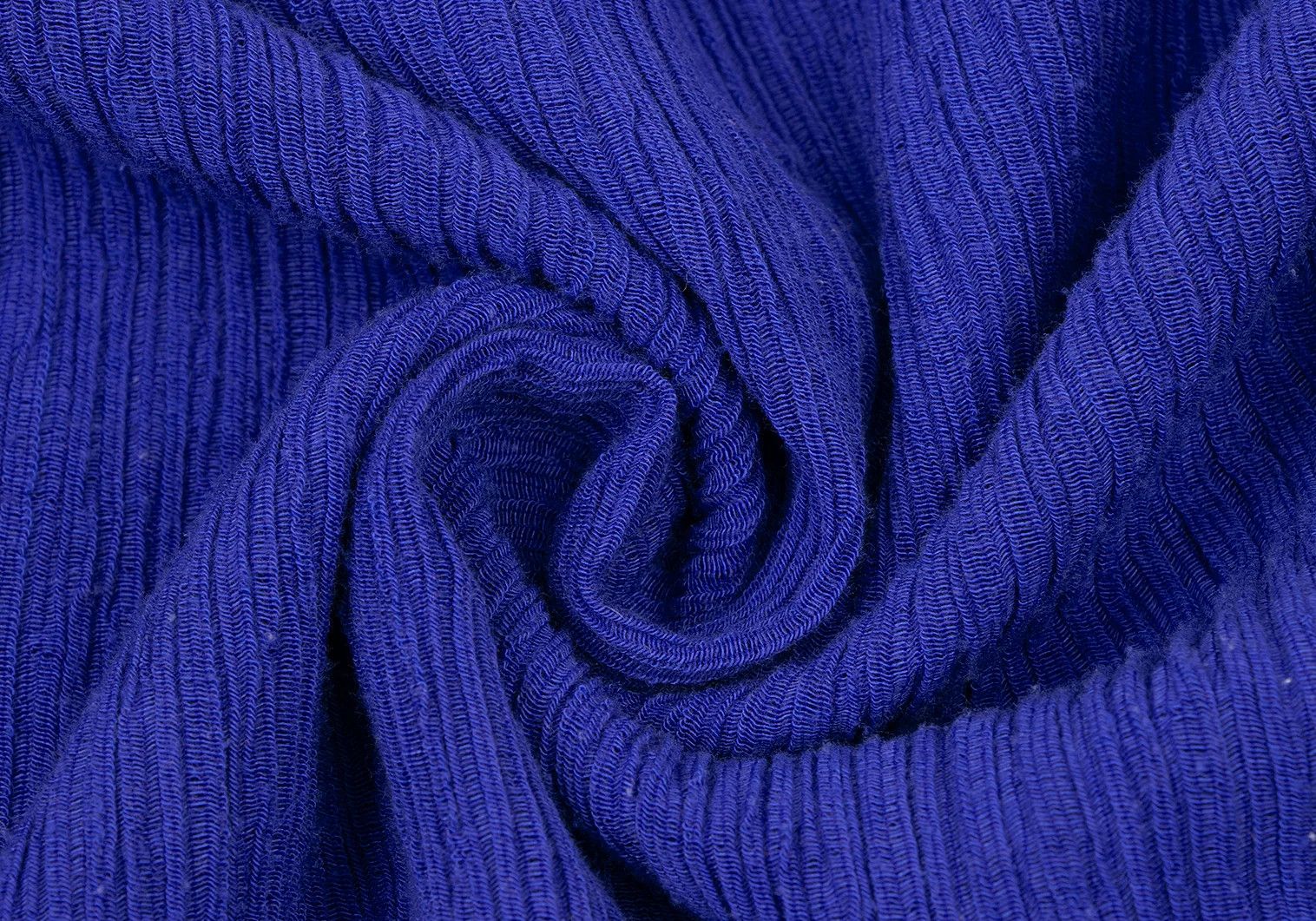 Issey Miyake Poly Cotton Short Sleeve Knit Top in Blue 4 Size US XL / EU 56 / 4 - 10 Thumbnail