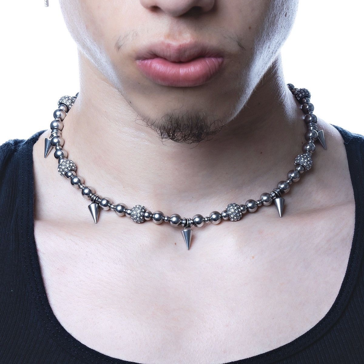 Other Silver beaded spike chain Size ONE SIZE - 2 Thumbnail