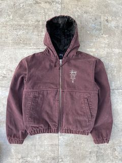 Work Jacket Insulated Canvas in bone – Stüssy