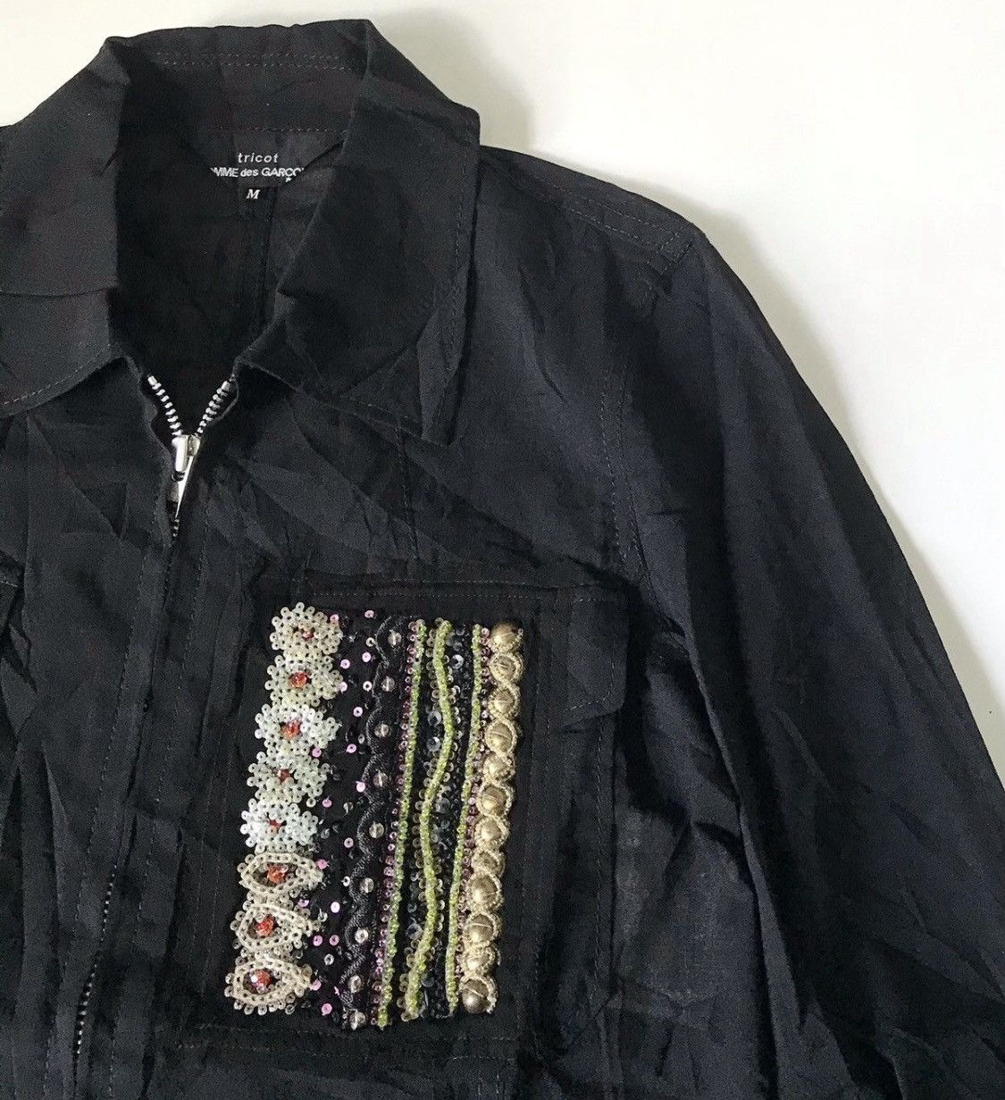 Comme des Garcons Tricot cdg AD2004 sheer work jacket Size US M / EU 48-50 / 2 - 3 Thumbnail