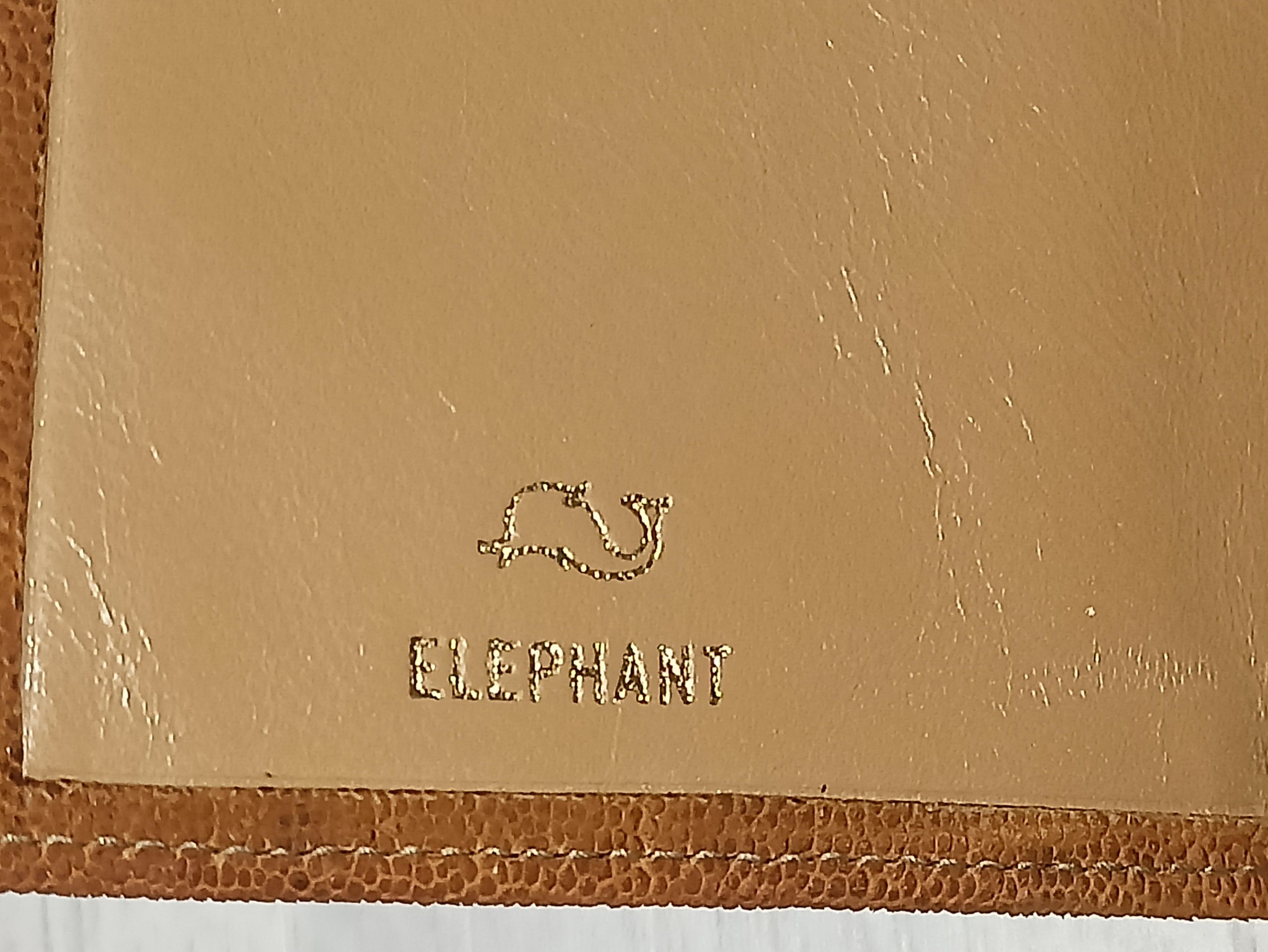 Designer Womens Elephant Leather Small Wallet Size ONE SIZE - 5 Thumbnail