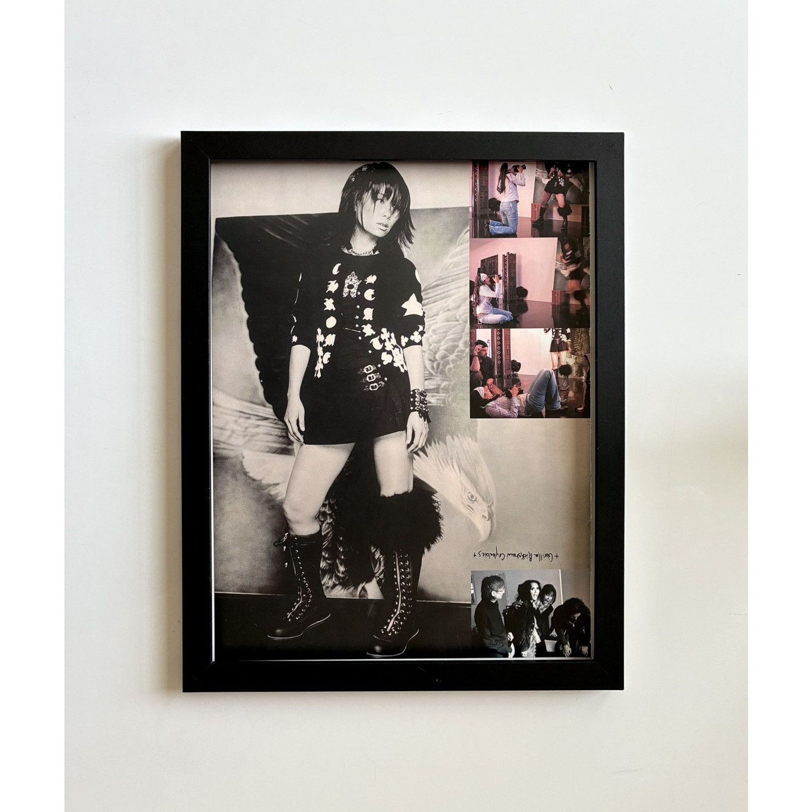 Chrome Hearts × Vintage Chrome Hearts Hot girl photo Poster framed 9x11 Size ONE SIZE - 1 Thumbnail
