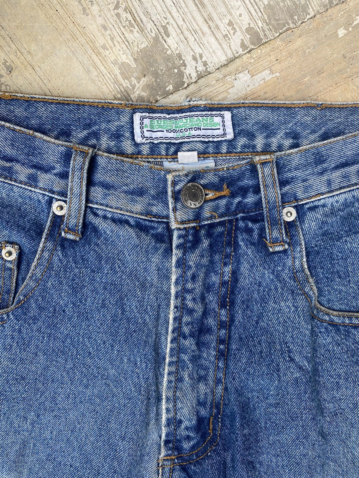 Guess Vintage Guess by Goerge Marciano Baggy Size US 31 - 3 Thumbnail