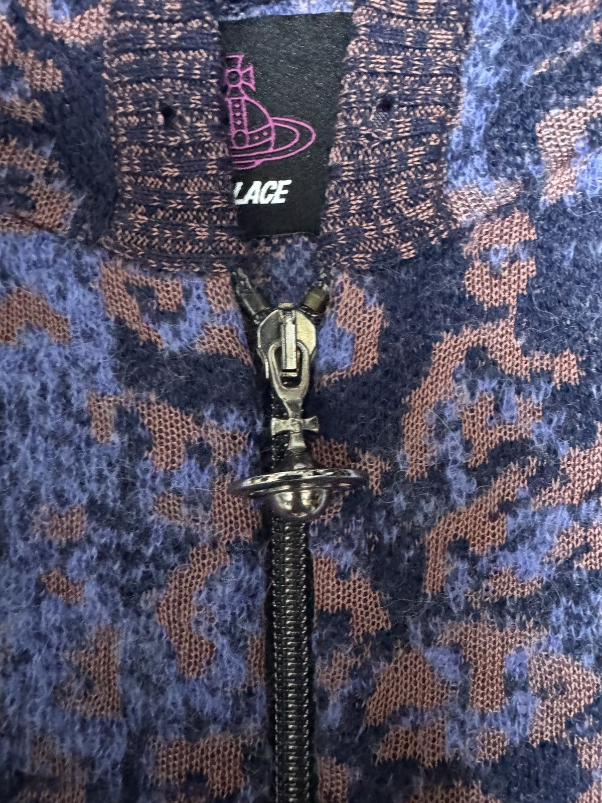 Palace x Vivienne Westwood Knit Hood Pink Leopard - 24FW