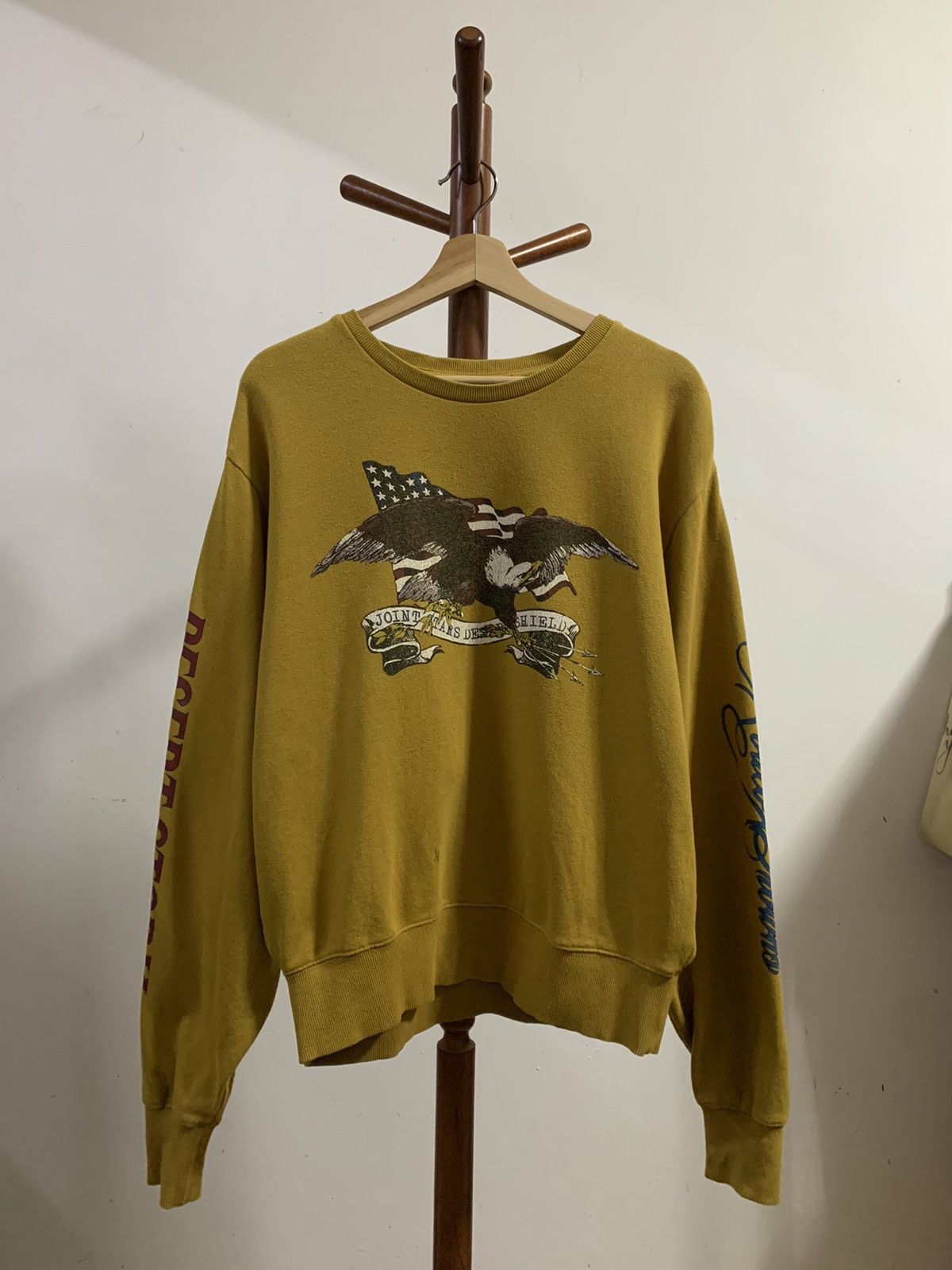 Japanese Brand Rodeo Crown Eagle Printed Side print Sweatshirt Size ONE SIZE - 1 Thumbnail