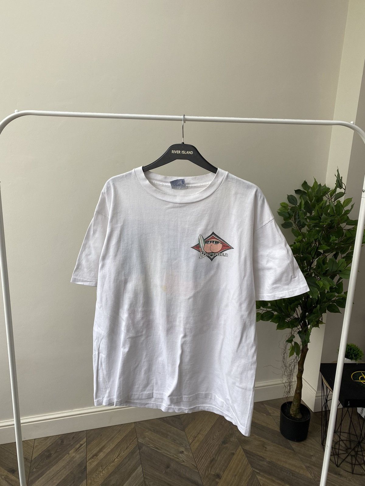 Band Tees × Designer × Vintage Vtg 1993 ButtHead Surfing USA Big Print Size US XL / EU 56 / 4 - 2 Thumbnail