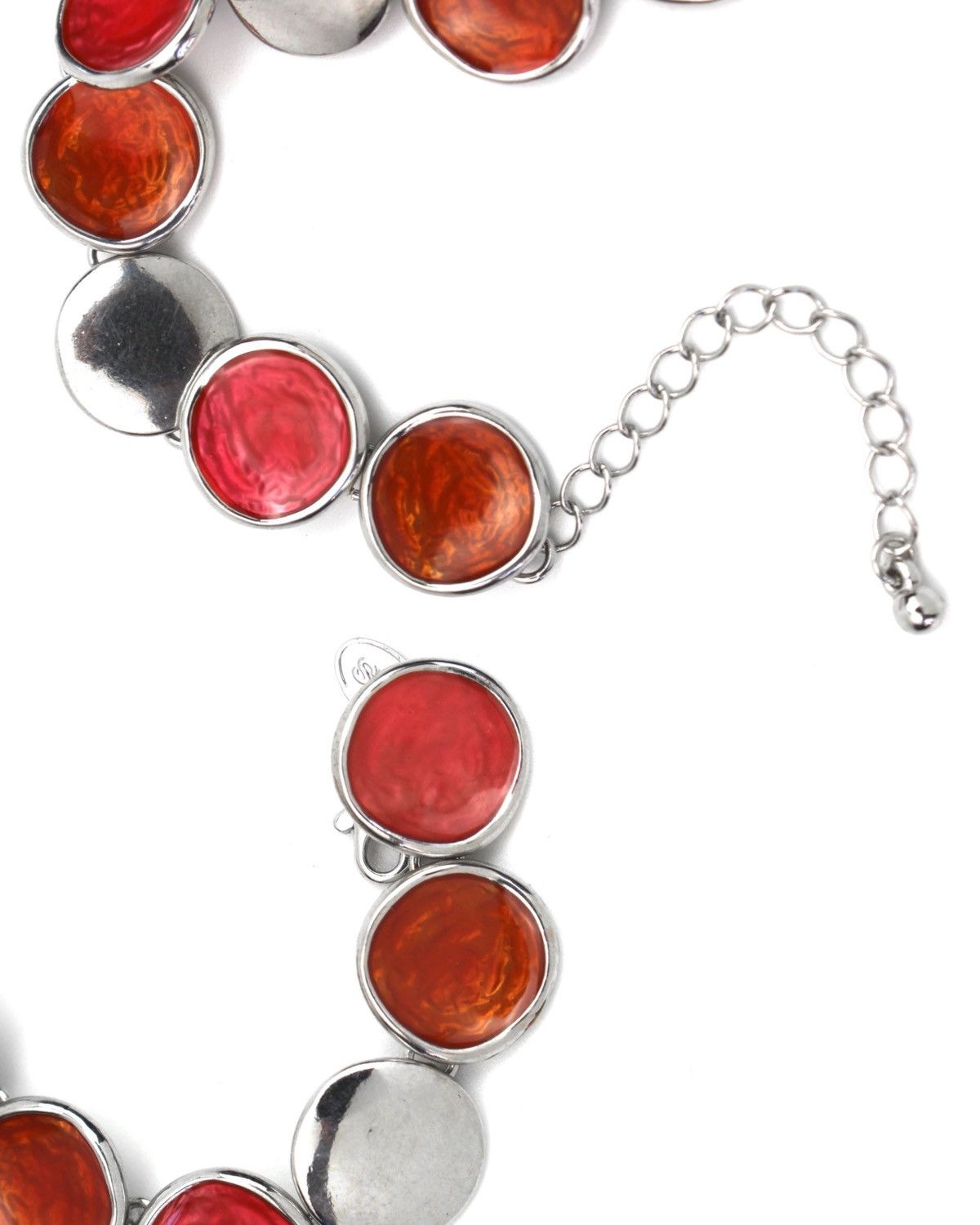 Hysteric Glamour 2000S M&S JAPAN GLOSSY RED & AMBER RESIN DISC BRACELET Size ONE SIZE - 3 Thumbnail
