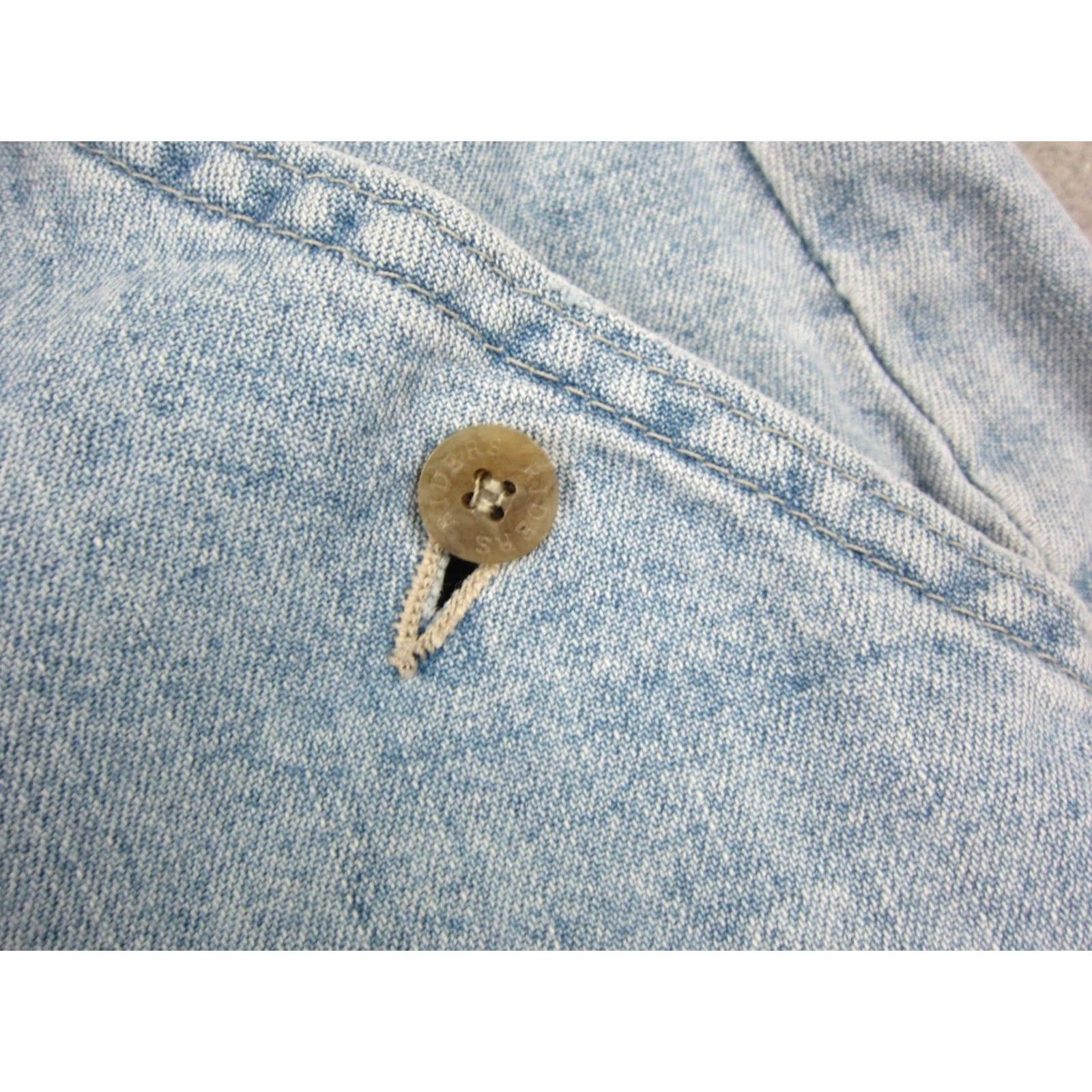 Vintage VINTAGE Riders Shorts Denim 5-Pocket Blue 20W 90s Women Jeans Jorts Made in USA Size 42" / US 20 - 6 Thumbnail