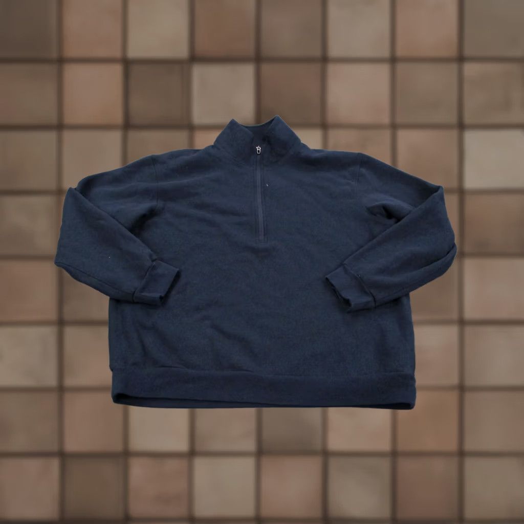 Lululemon Lululemon Jacket Mens XL Navy Blue Stretch Pullover Windbreaker 1/4 Zip Lightweight Thermal Casual Shirt Womens? Size US XL / EU 56 / 4 - 1 Thumbnail