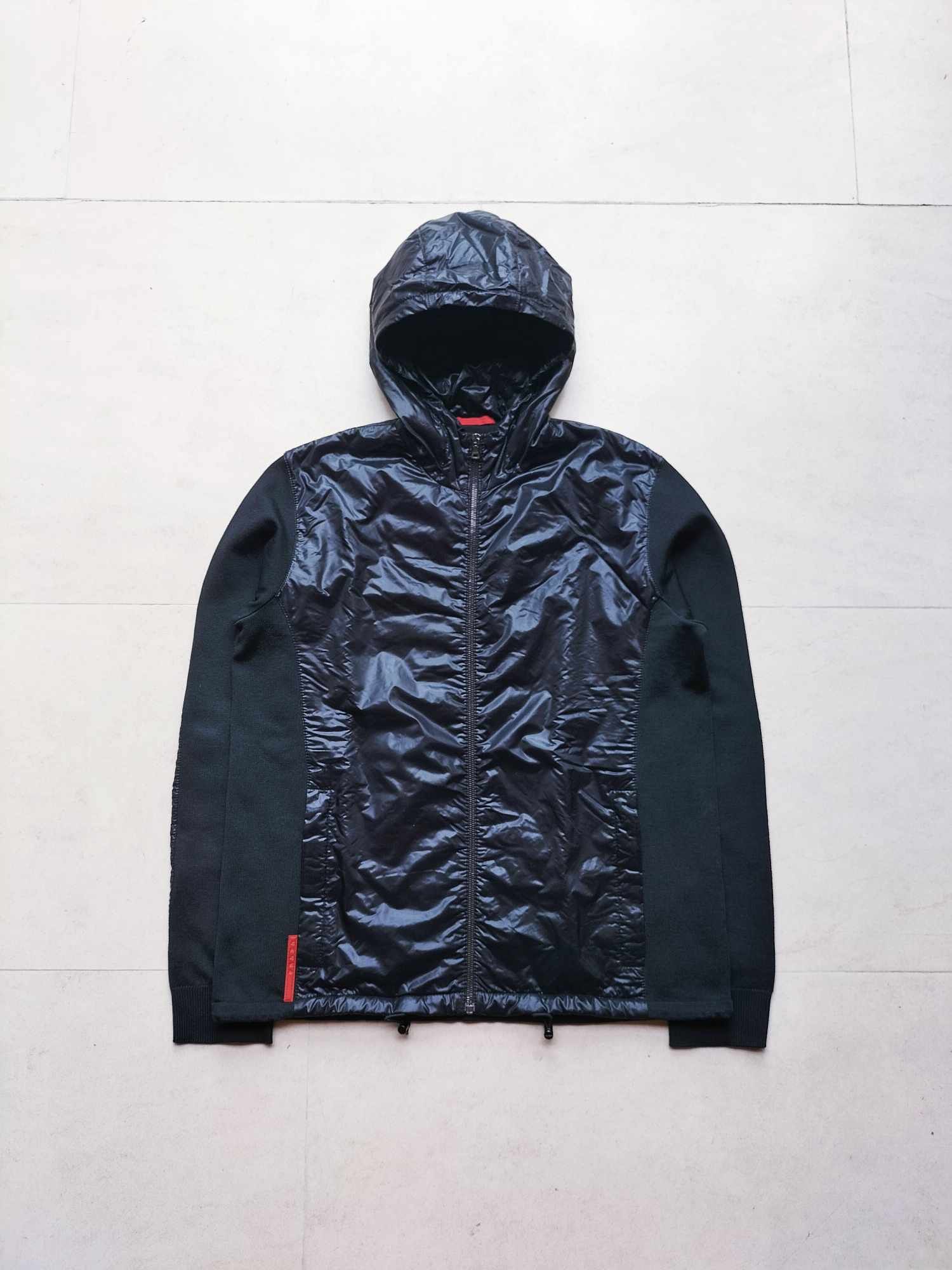 Prada Early 2000's Prada Linea Rossa Knit Jacket Size US L / EU 52-54 / 3 - 1 Thumbnail