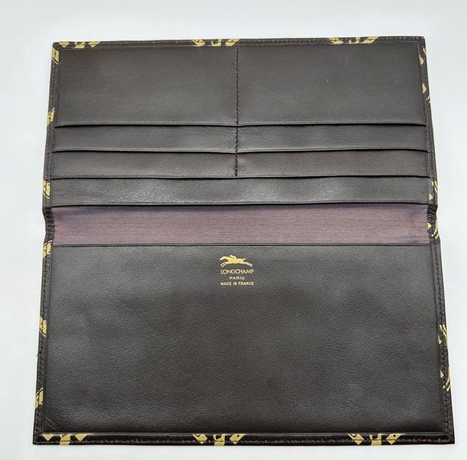 Longchamp 💯 AUTHENTIC LONGCHAMP PARIS MENS LEATHER LONG WALLET Size ONE SIZE - 3 Thumbnail