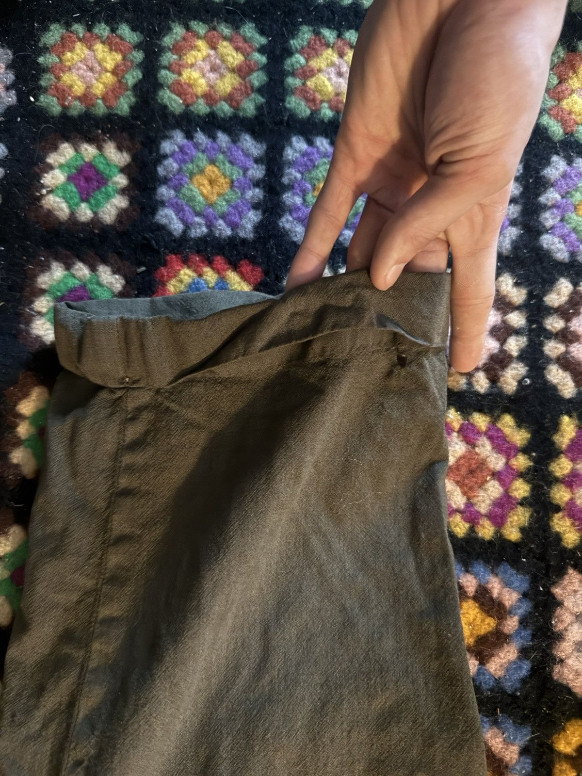 Brooks Brothers Brooks Brothers Mens Khaki Beige Wool Pleated Cuffed Trouser Size US 32 / EU 48 - 5 Thumbnail