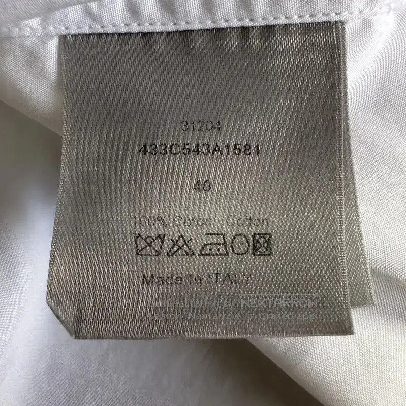Dior Dior White Cotton Long Sleeve Shirt for Men . Size US L / EU 52-54 / 3 - 4 Thumbnail