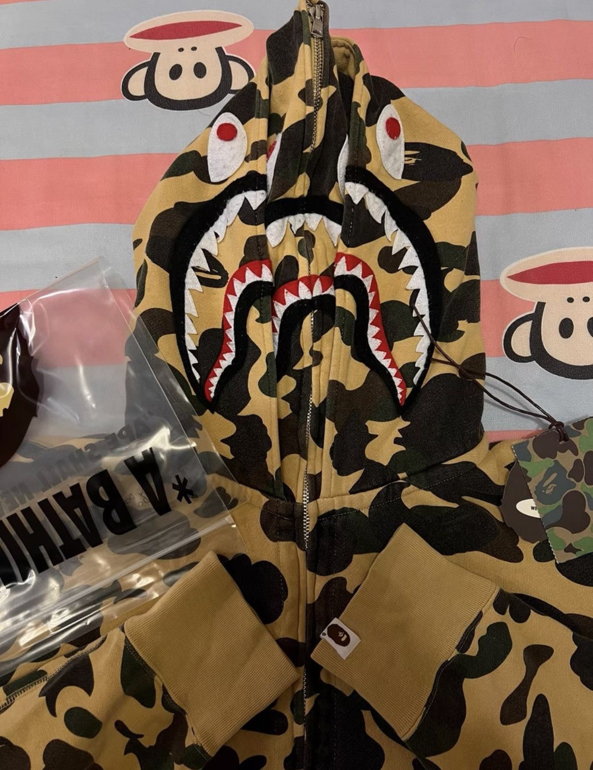 Bape Authentic BAPE OG NIGO Era Shark Jacket Size US XL / EU 56 / 4 - 2 Thumbnail