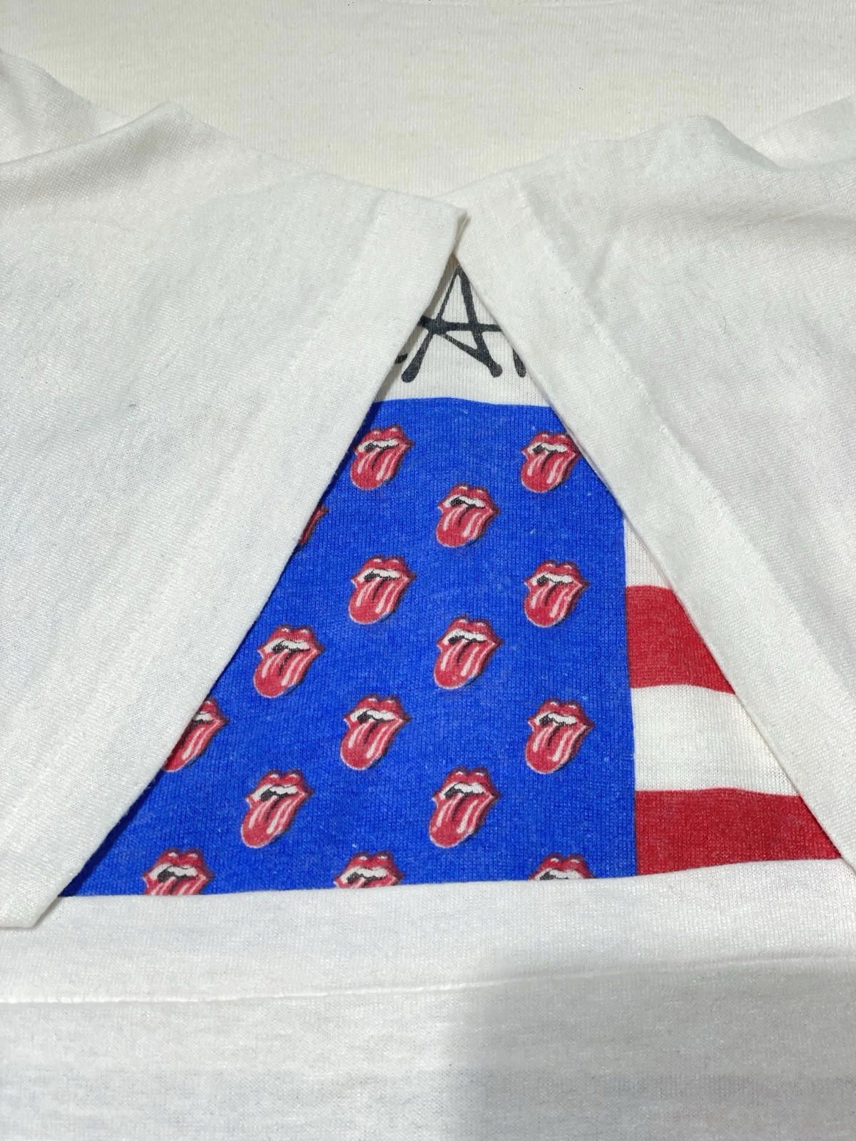Brockum Vintage Rolling Stones Steel Wheels Tour Shirt XL 80s Size US XL / EU 56 / 4 - 6 Thumbnail