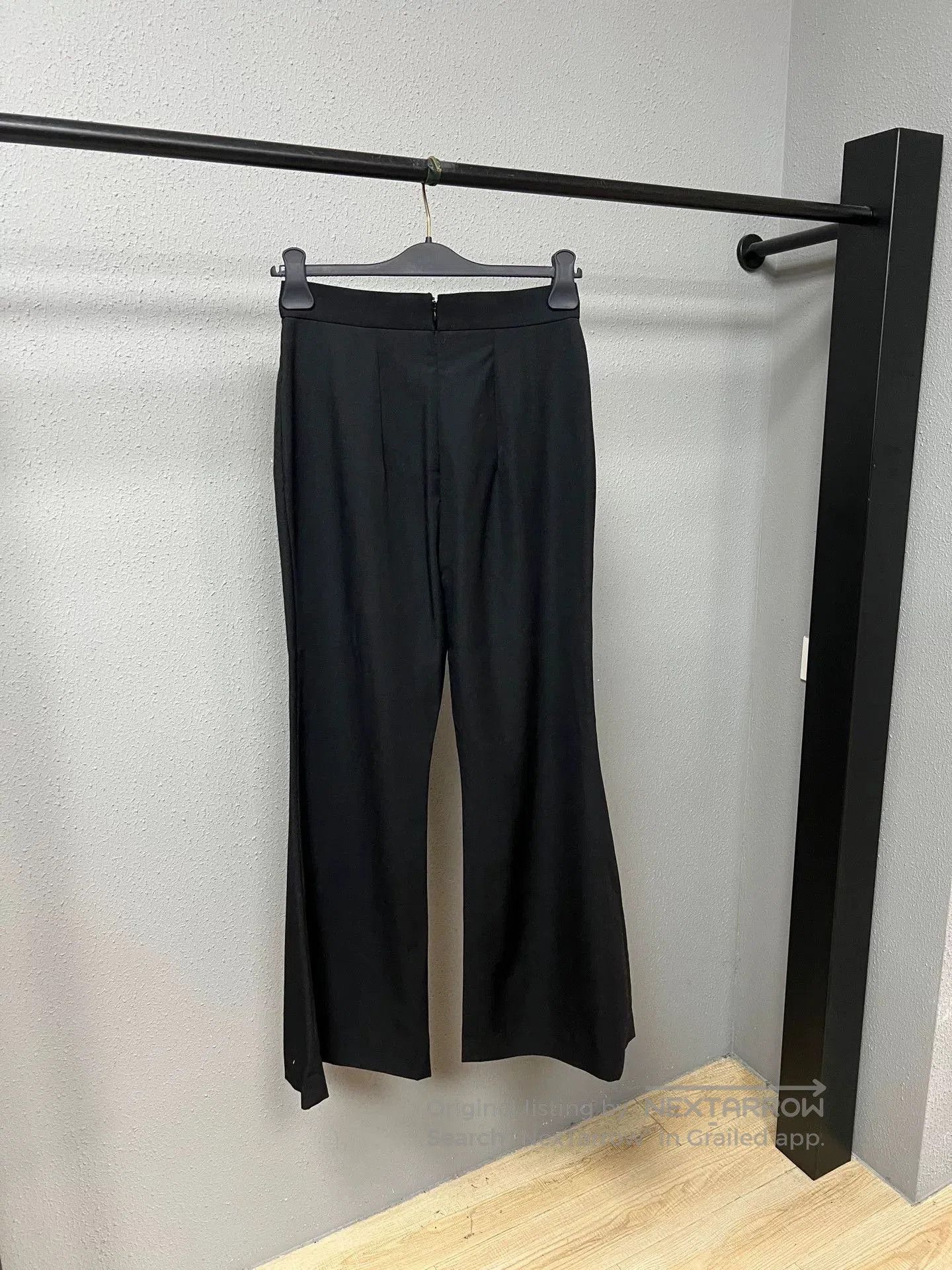 Balmain Balmain Black Drapey Tailored Trousers. Size US 40 / EU 56 - 2 Thumbnail