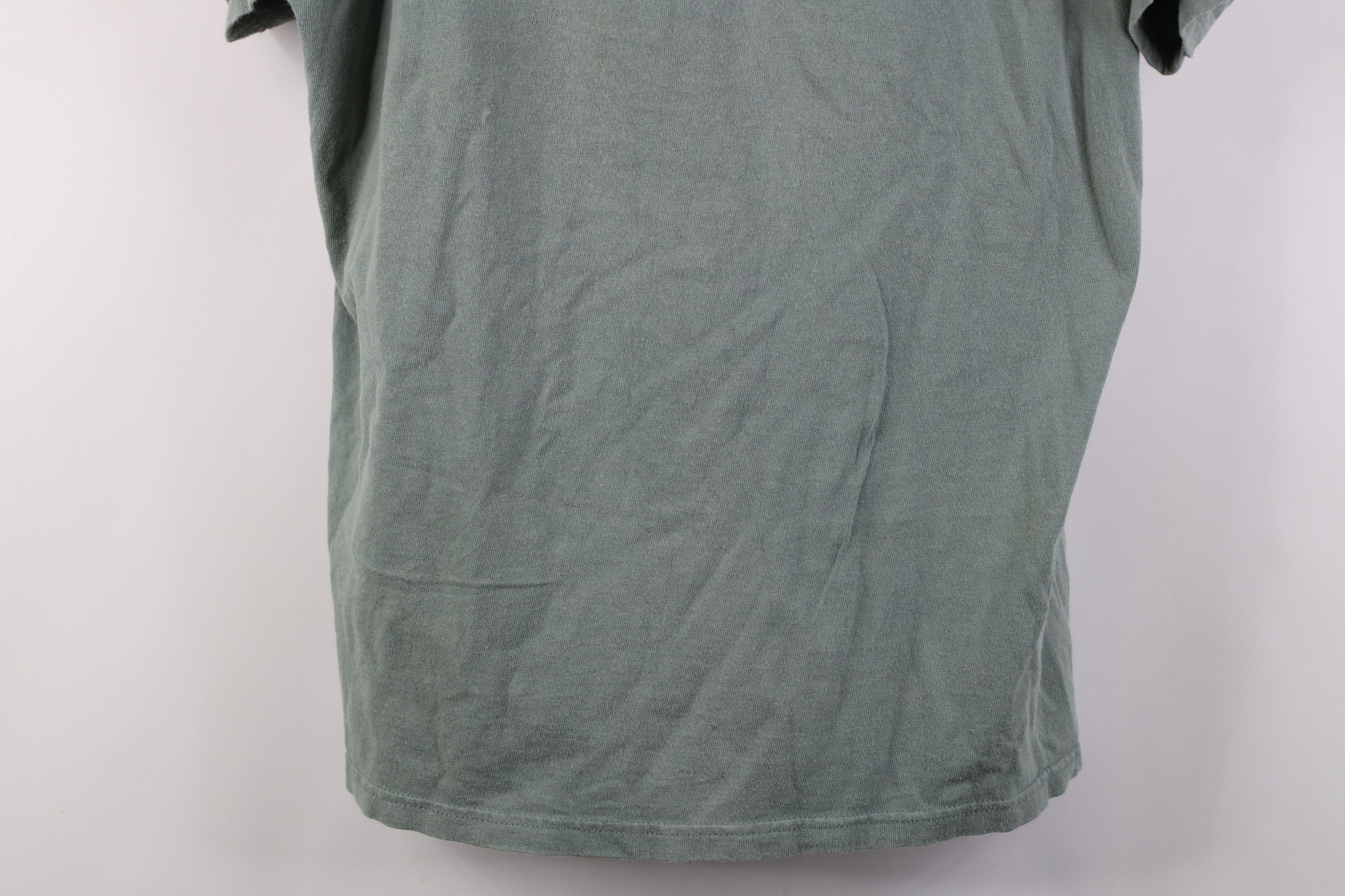 Nike Vintage 90s Nike Scott Mini Swoosh T-Shirt Light Green USA Size US L / EU 52-54 / 3 - 3 Thumbnail