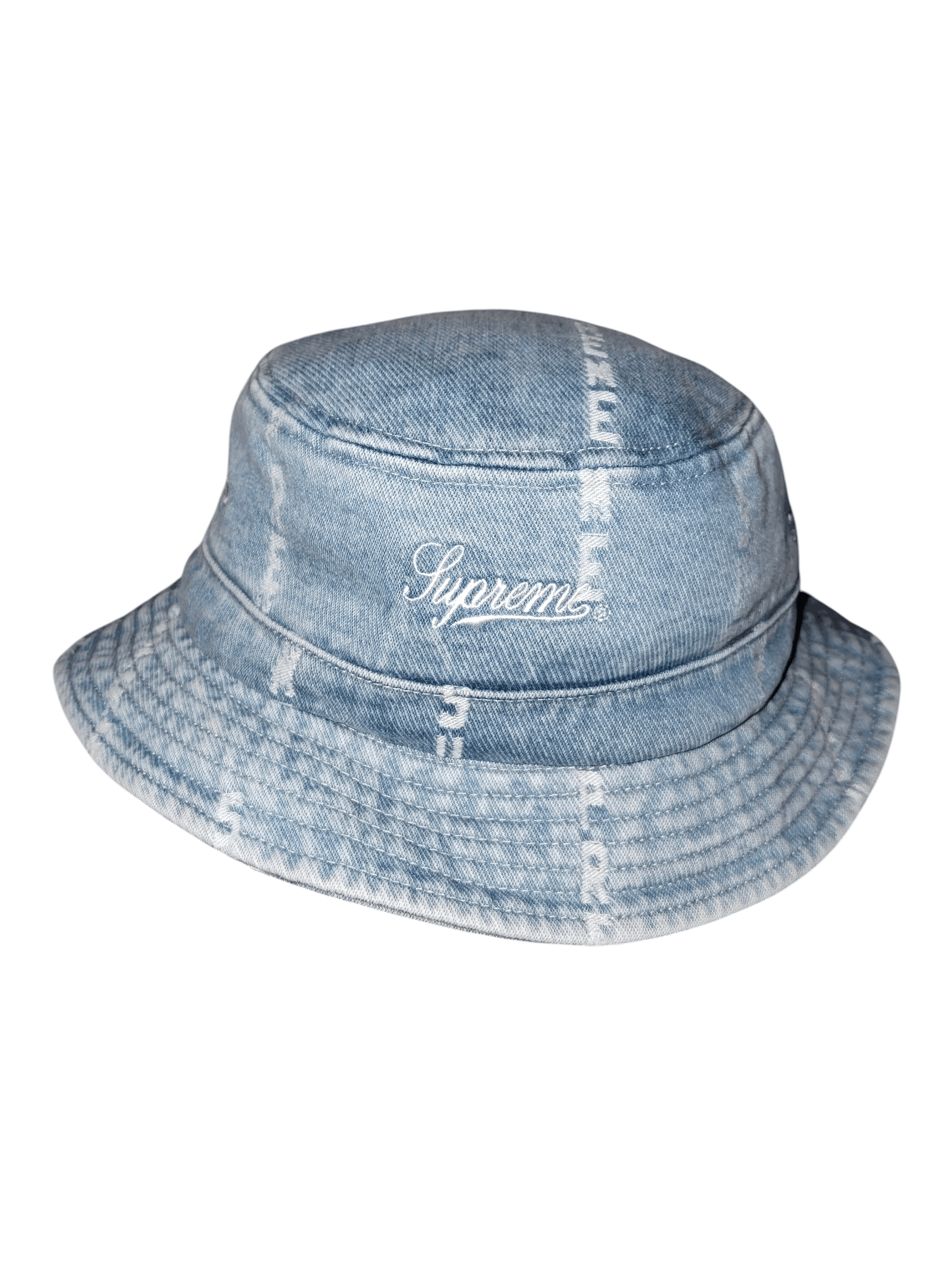 Supreme Supreme Outline Crusher Denim Bucket Hat S/M | Grailed