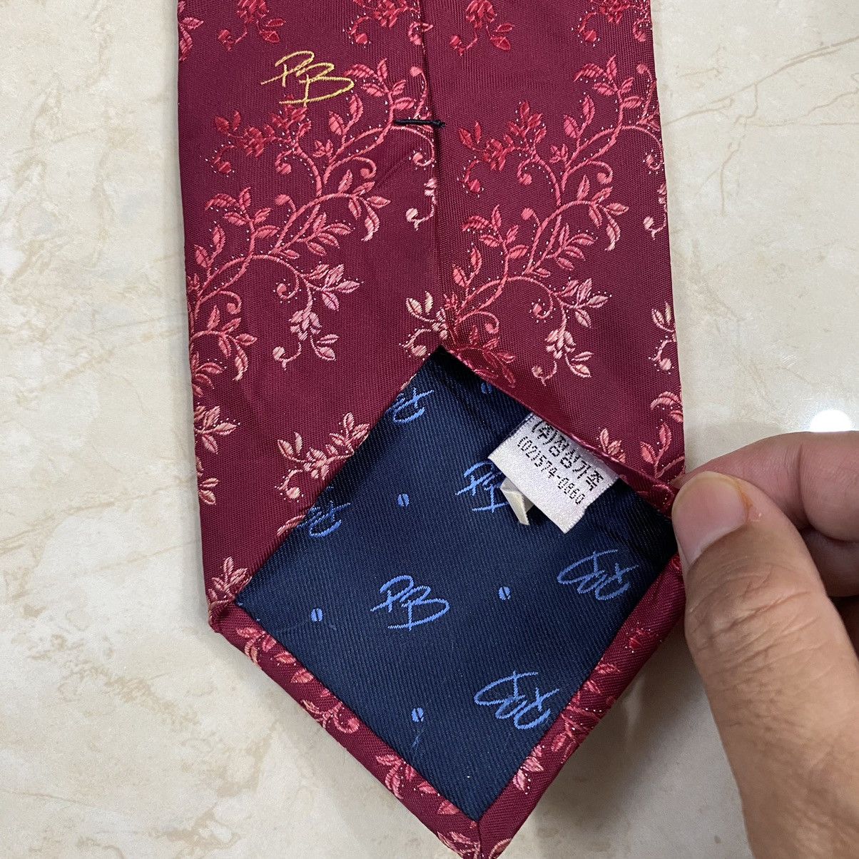 Pierre Balmain × Vintage 💥VINTAGE PIERE BALMAIN PB neck tie silk ties Size ONE SIZE - 6 Thumbnail