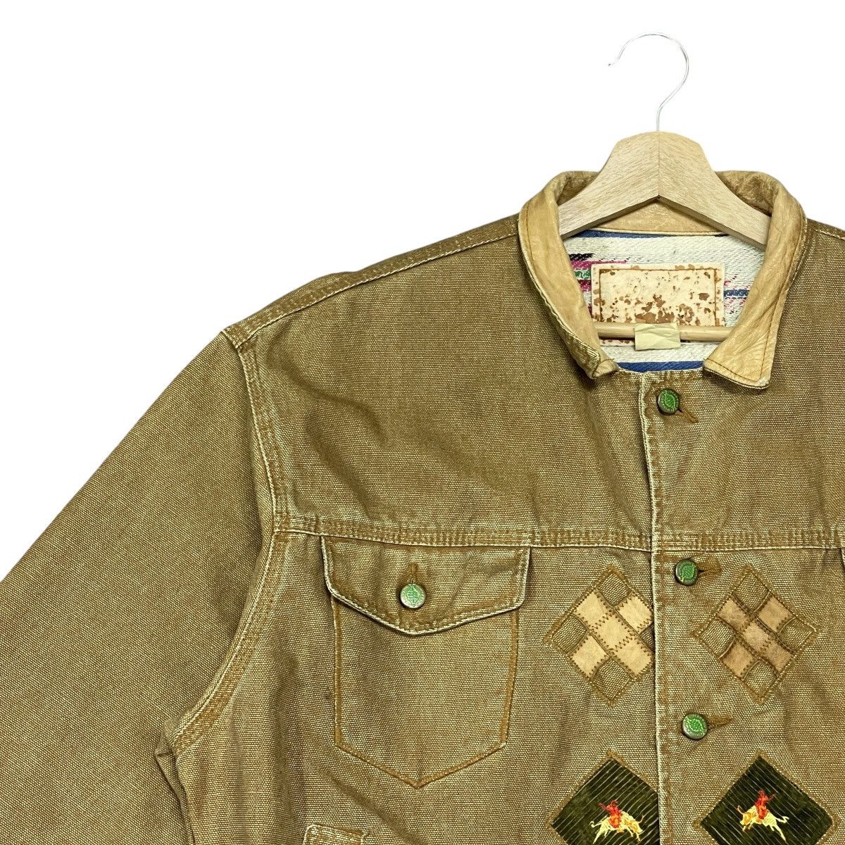Vintage Vintage Cimarron Embroidered Denim Jacket Southwestern Style Size US L / EU 52-54 / 3 - 5 Thumbnail