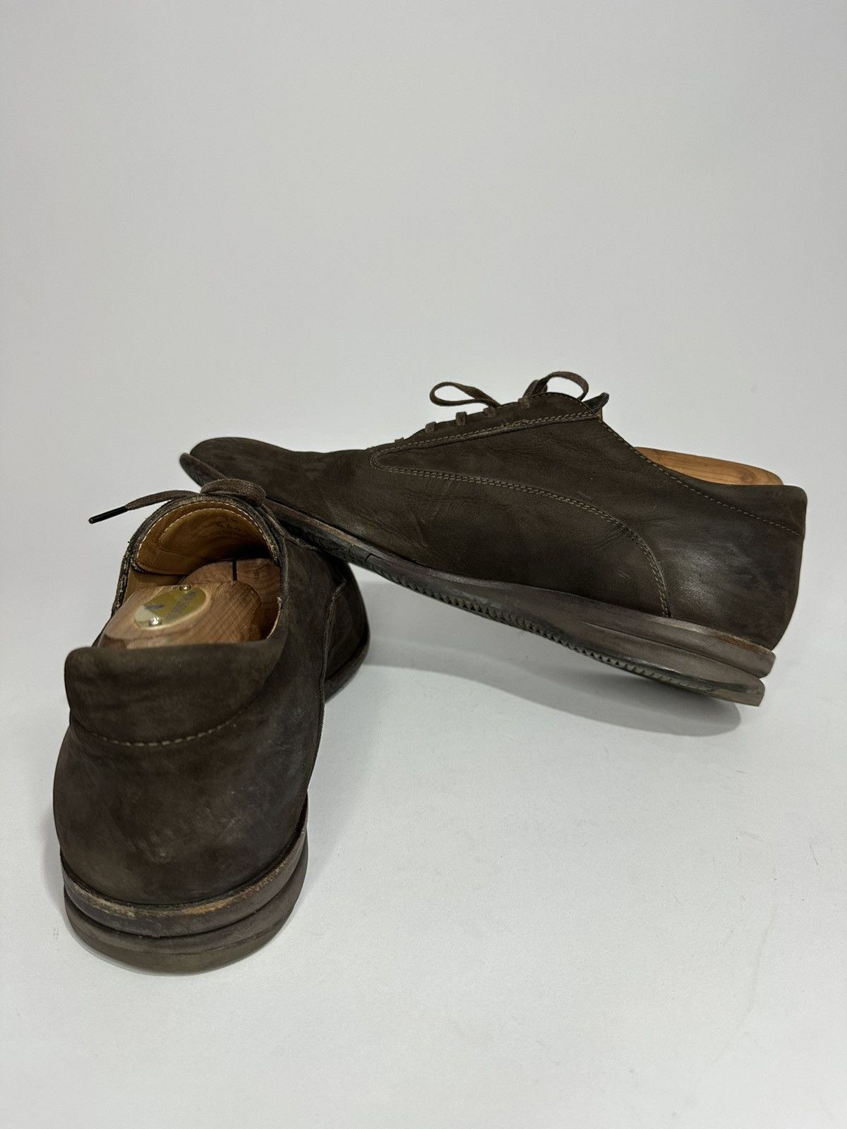 John Lobb Vintage John Lobb Nubuck Leather Dressy Winner Sneakers. Size US 8.5 / EU 41-42 - 4 Thumbnail