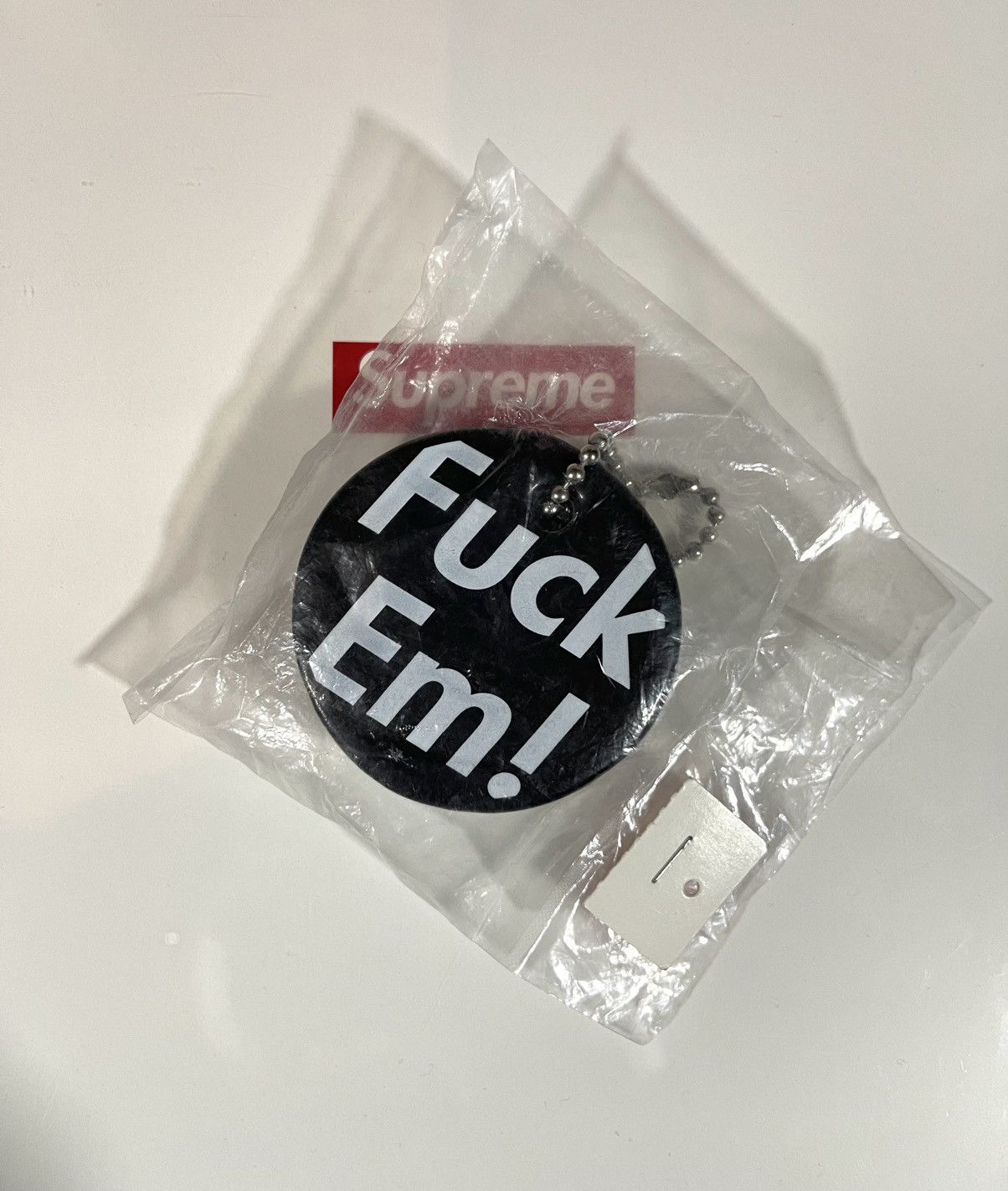 Supreme Fuck Em Keychain | Grailed