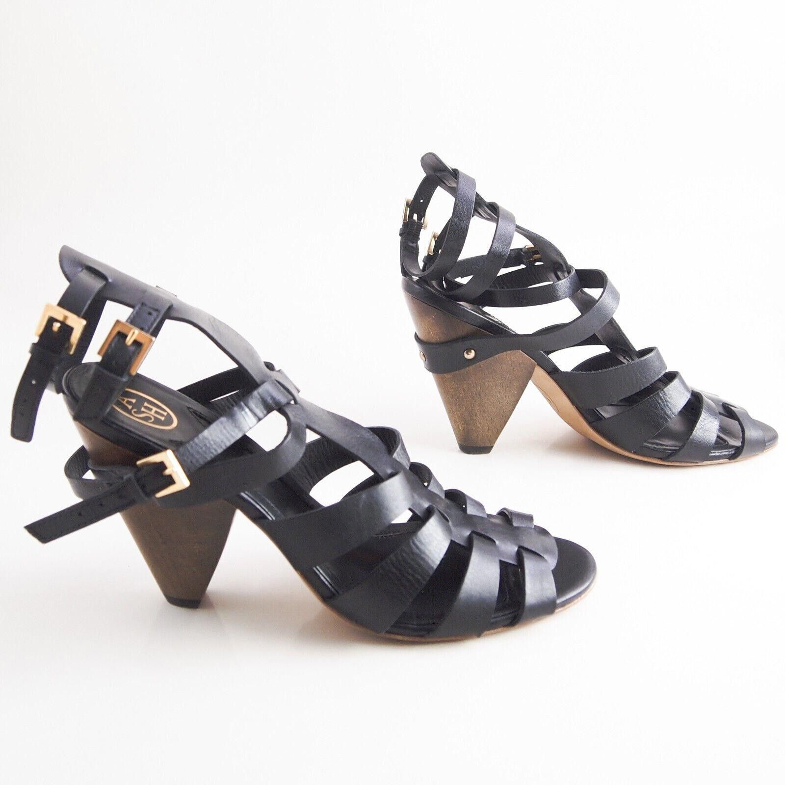 ASH Ash High Heel Gladiator Sandals Black US 10 EU 40 Size US 10 / IT 40 - 4 Thumbnail