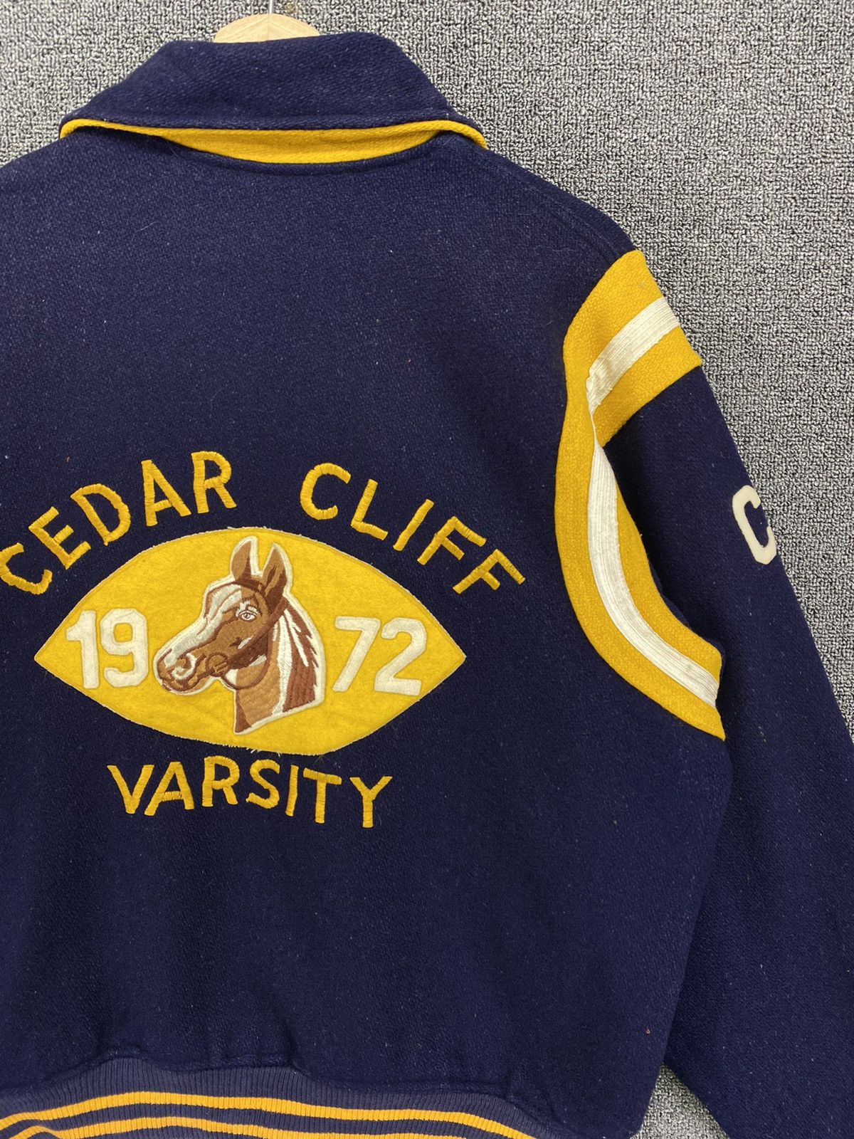 Vintage Vintage 70s Felco Cedar Cliff Wool Varsity Jacket Size US M / EU 48-50 / 2 - 7 Thumbnail