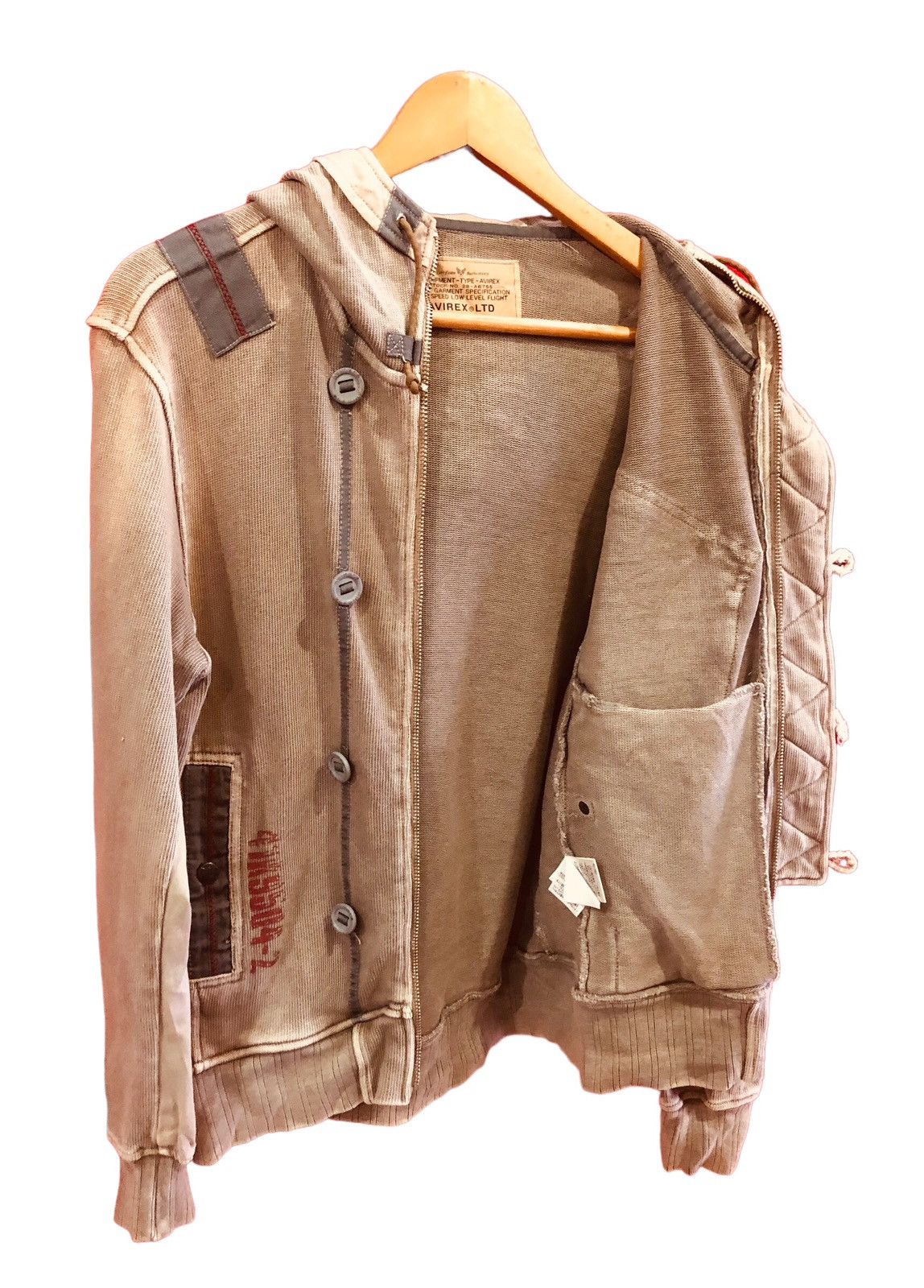 Avirex Type-Avirex -No-28-A6755 Flight Garment Hoodie Jacket Size US M / EU 48-50 / 2 - 6 Thumbnail
