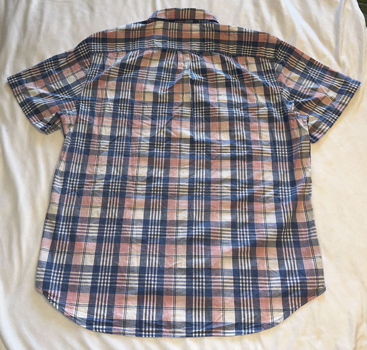Michael Bastian Michael Bastian Button Mens Blue Pink Plaid S/S- Size XL Size US XL / EU 56 / 4 - 7 Thumbnail