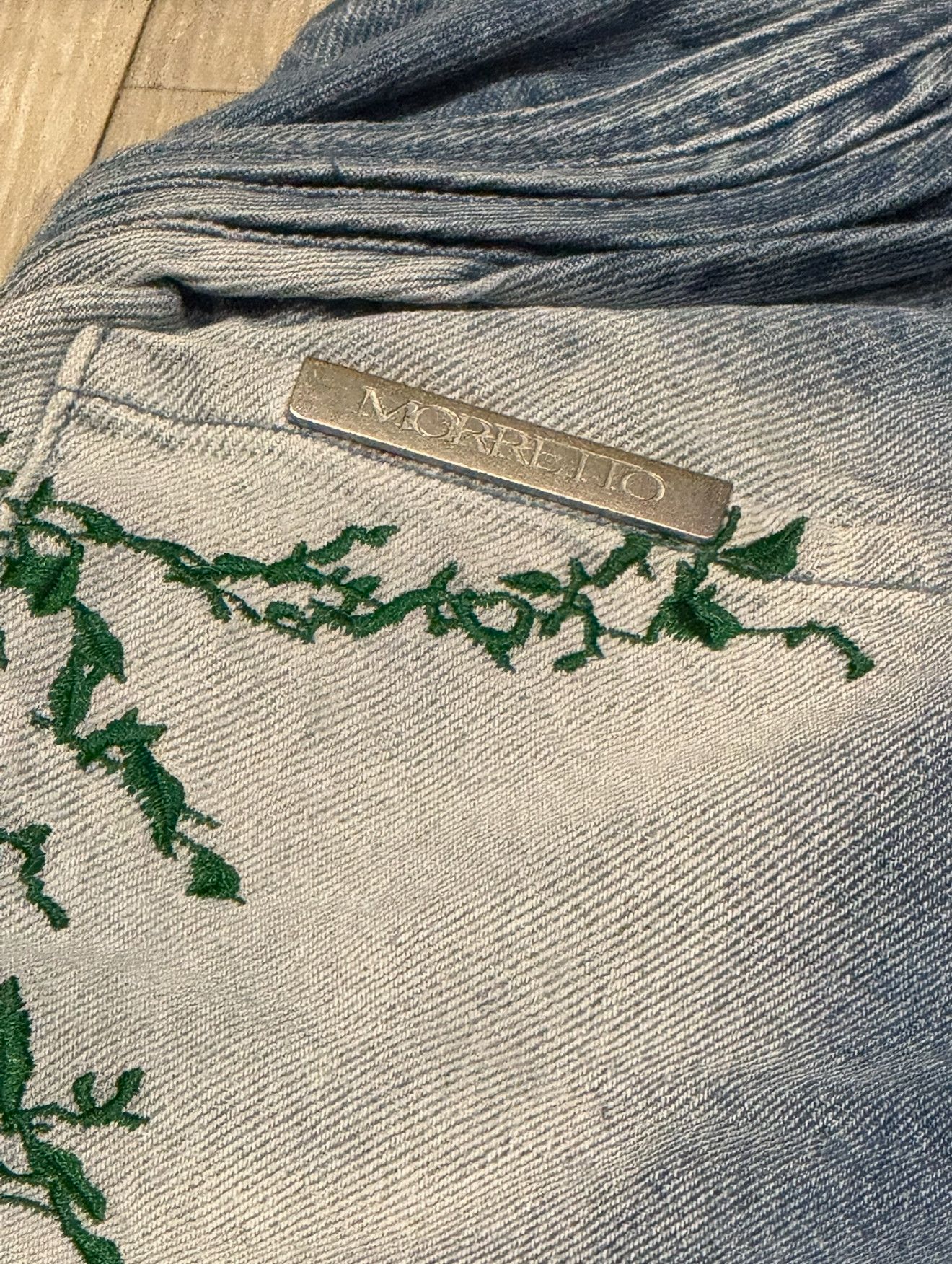 Other MORRETTO Baggy Jeans water design Size US 29 - 3 Thumbnail