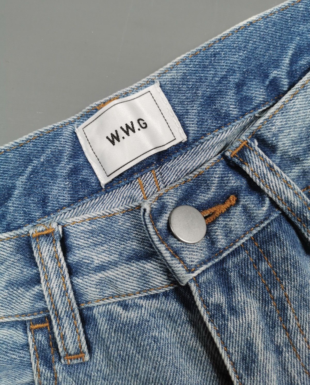 Japanese Brand Thrashed Baggy Saturn Return WWG Distressed Denim Jeans Size US 28 / EU 44 - 8 Thumbnail