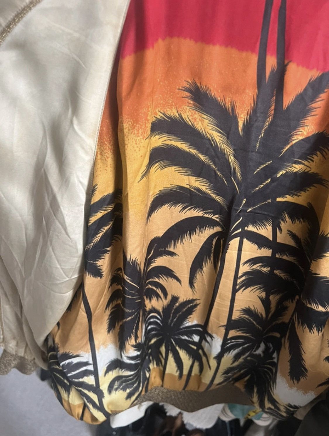Saint Laurent Paris Saint Laurent palms silk bomber jacket Size S / US 4 / IT 40 - 13 Thumbnail