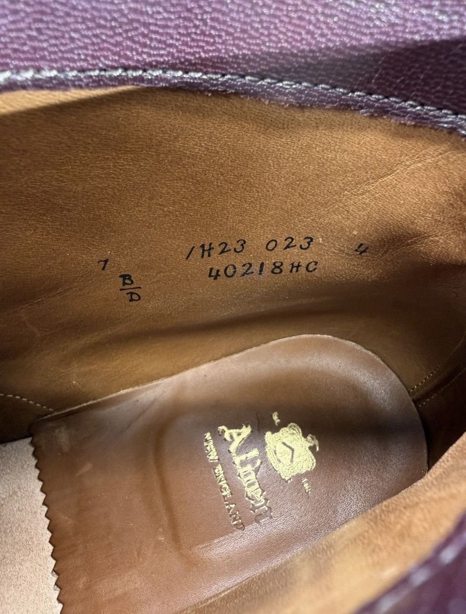 Alden Alden 40218HC Tanker Shell Cordovan Size US 7 / EU 40 - 7 Thumbnail