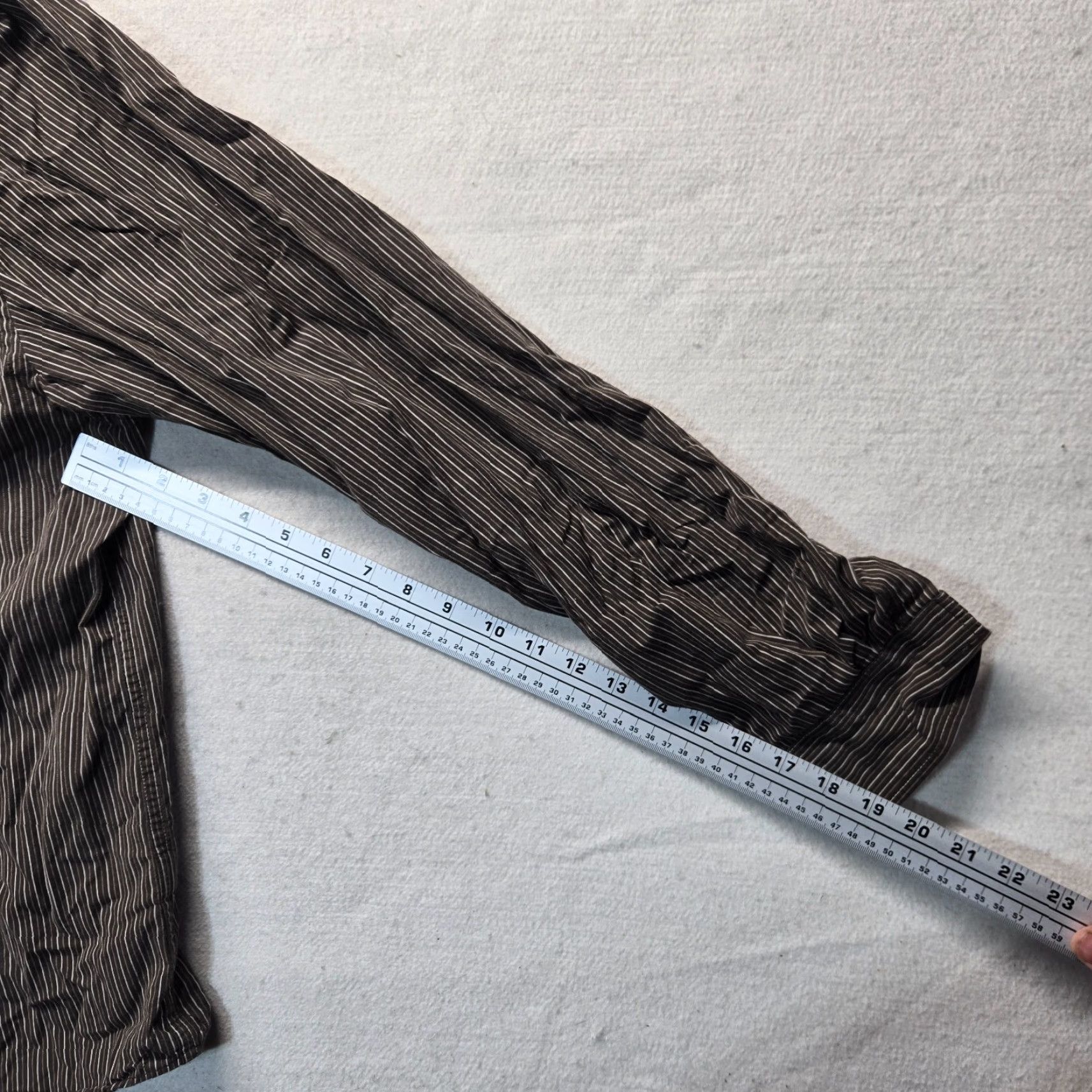 Old Navy Old Navy Shirt Button-Up Striped Long Sleeve Men XL Brown Cotton N/A Vintage: No Brand: Old Navy Size US XL / EU 56 / 4 - 5 Thumbnail