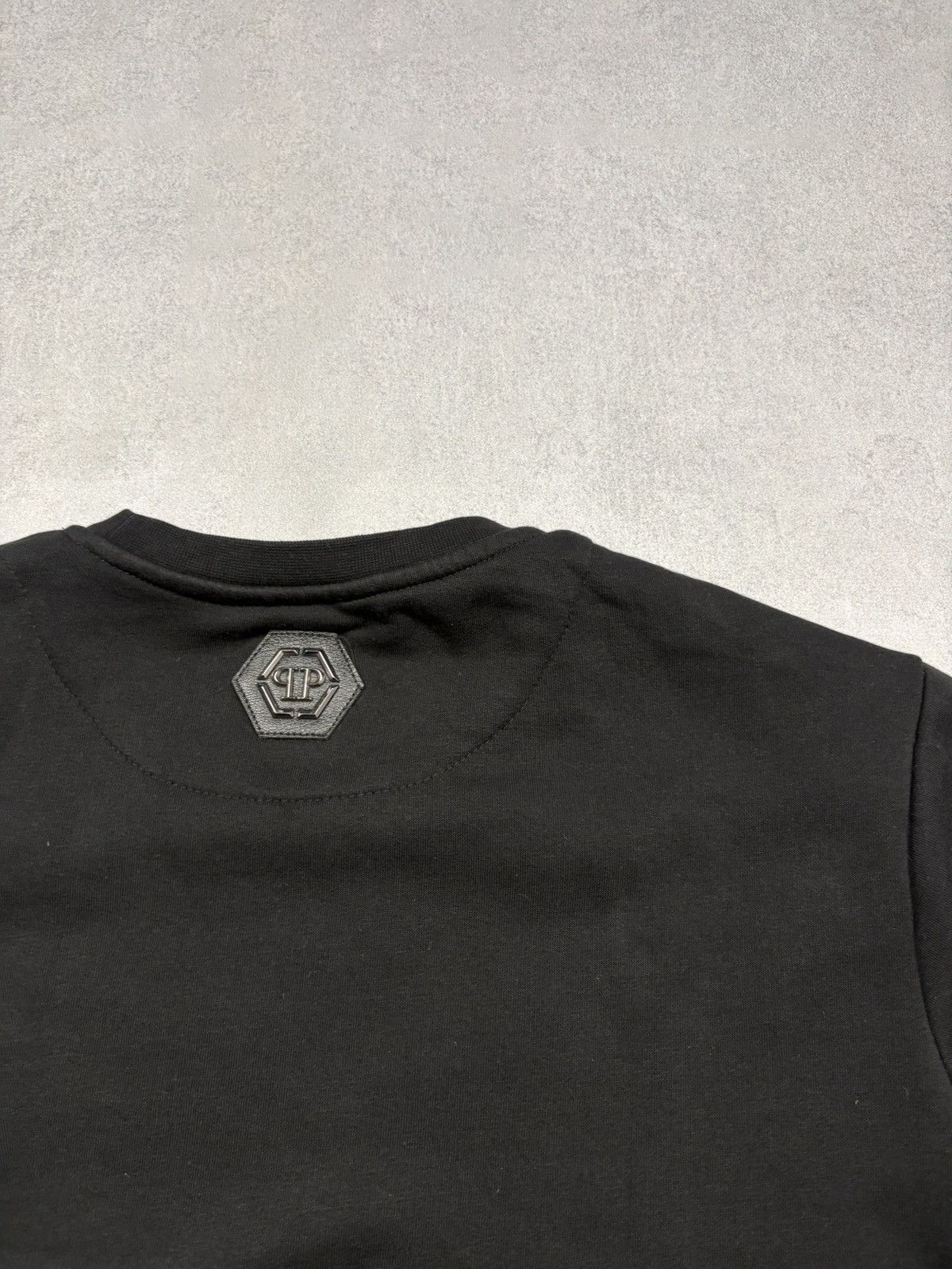 Philipp Plein Philipp Plein Skull Crystal Logo Sweatshirt Black Size L Size US L / EU 52-54 / 3 - 13 Thumbnail