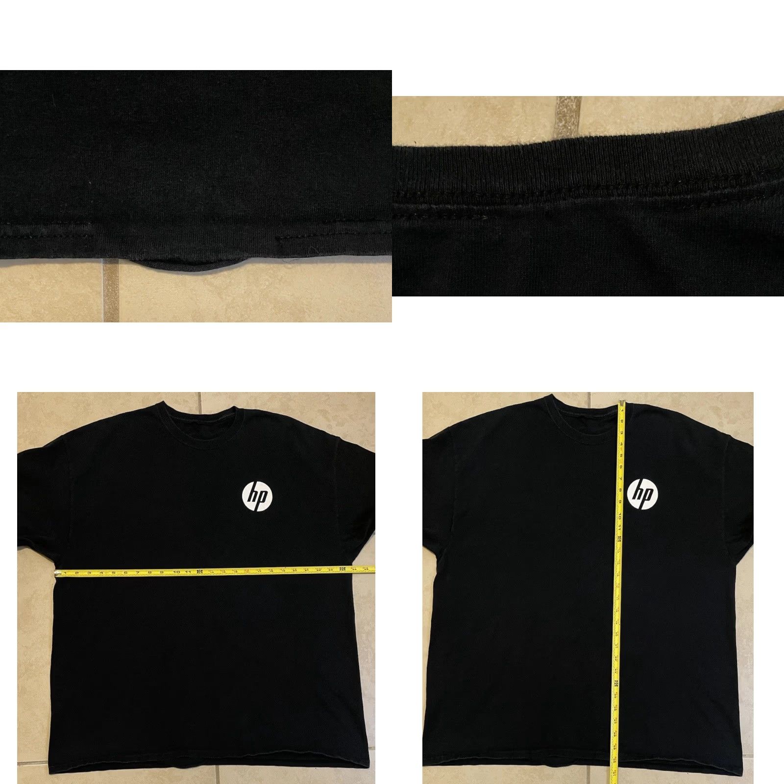 Apple Vtg HP Intel Faded Promo Shirt 2X Black Cotton Microsoft Crew Neck Short Sleeve 2XL Mens Vintage 90s Grunge California Geek Tech USA Promo Shirt Size US XXL / EU 58 / 5 - 8 Thumbnail